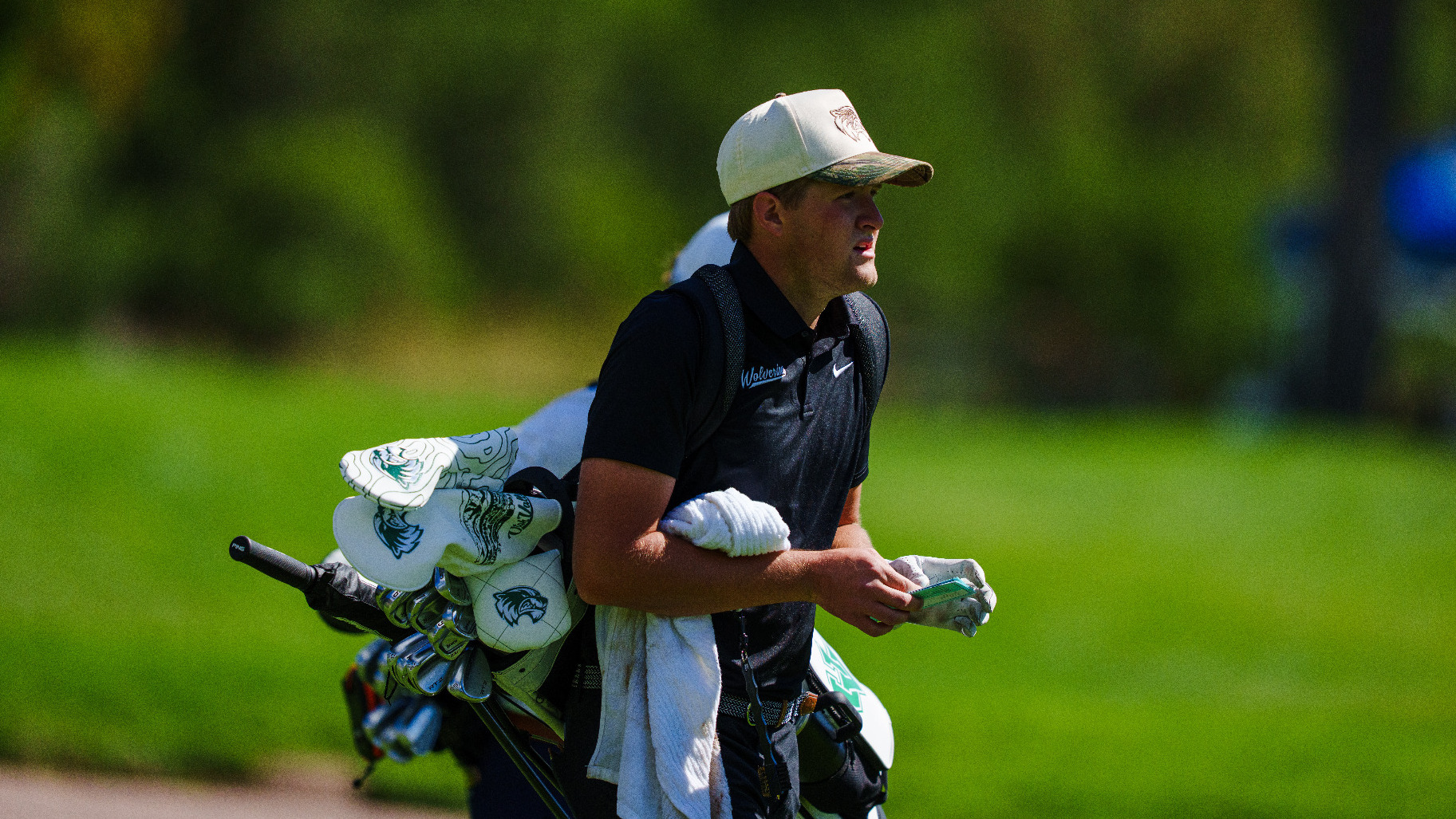 Tyler Ewell on bag