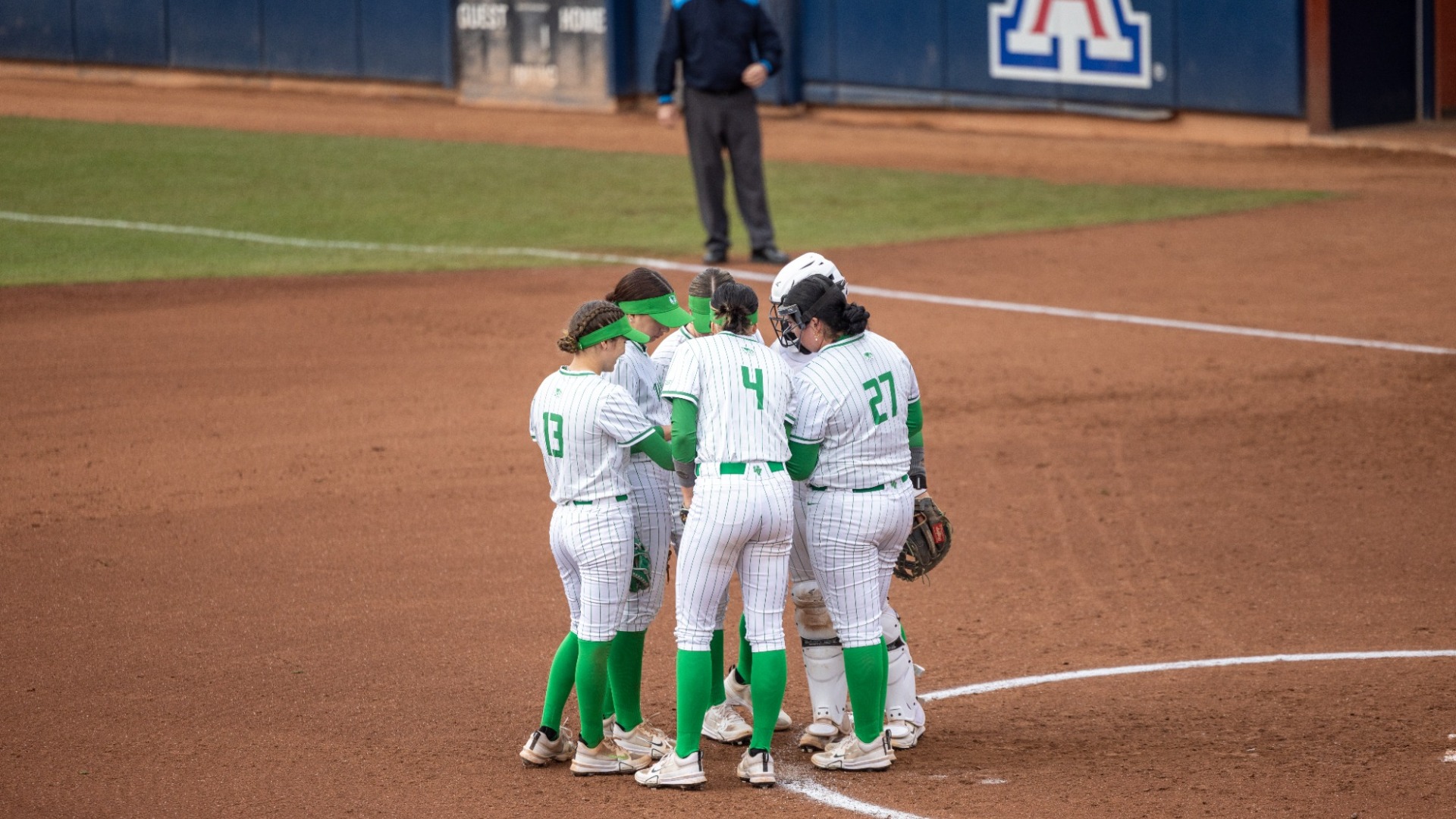 Infield huddle at BDF