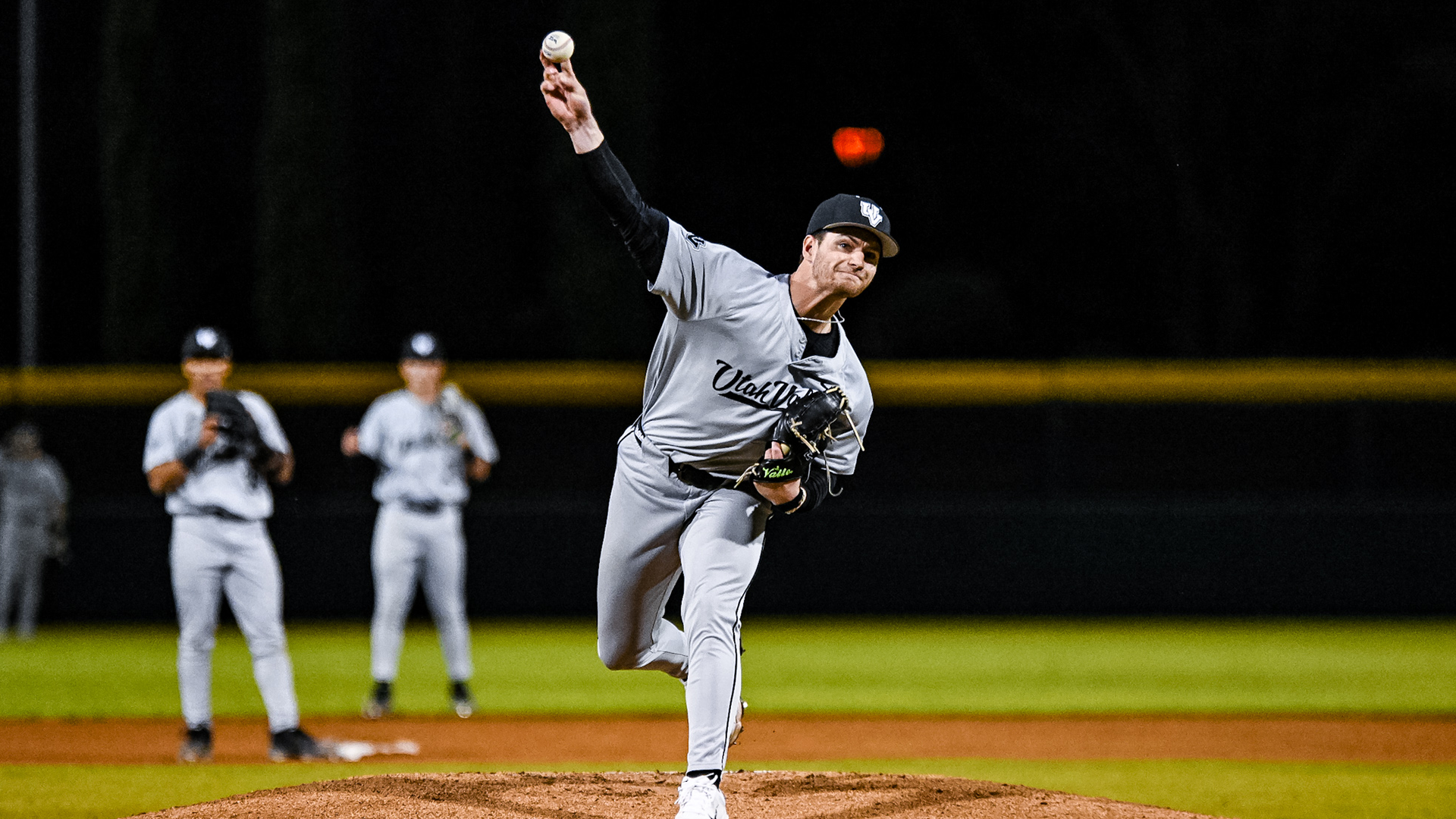 Colton Kennedy pitches against Pacific