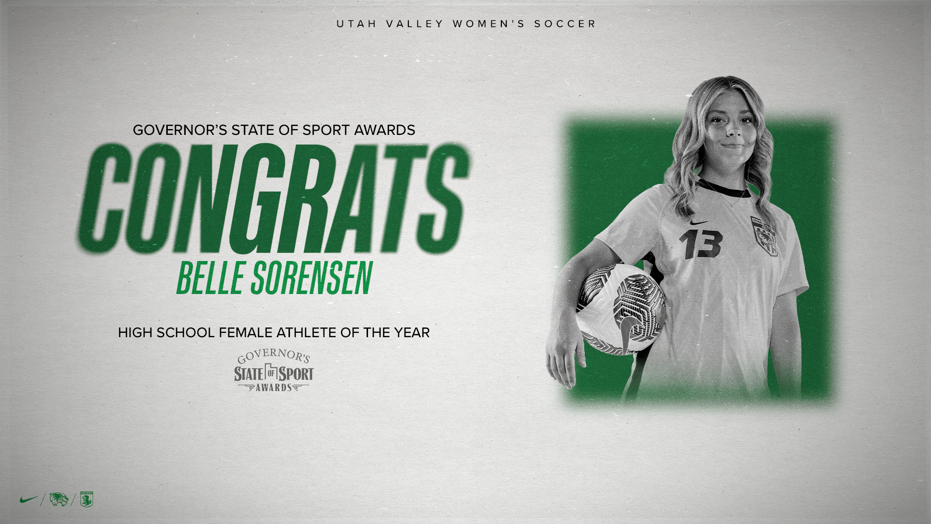 Belle Sorensen Utah State of Sport Awards