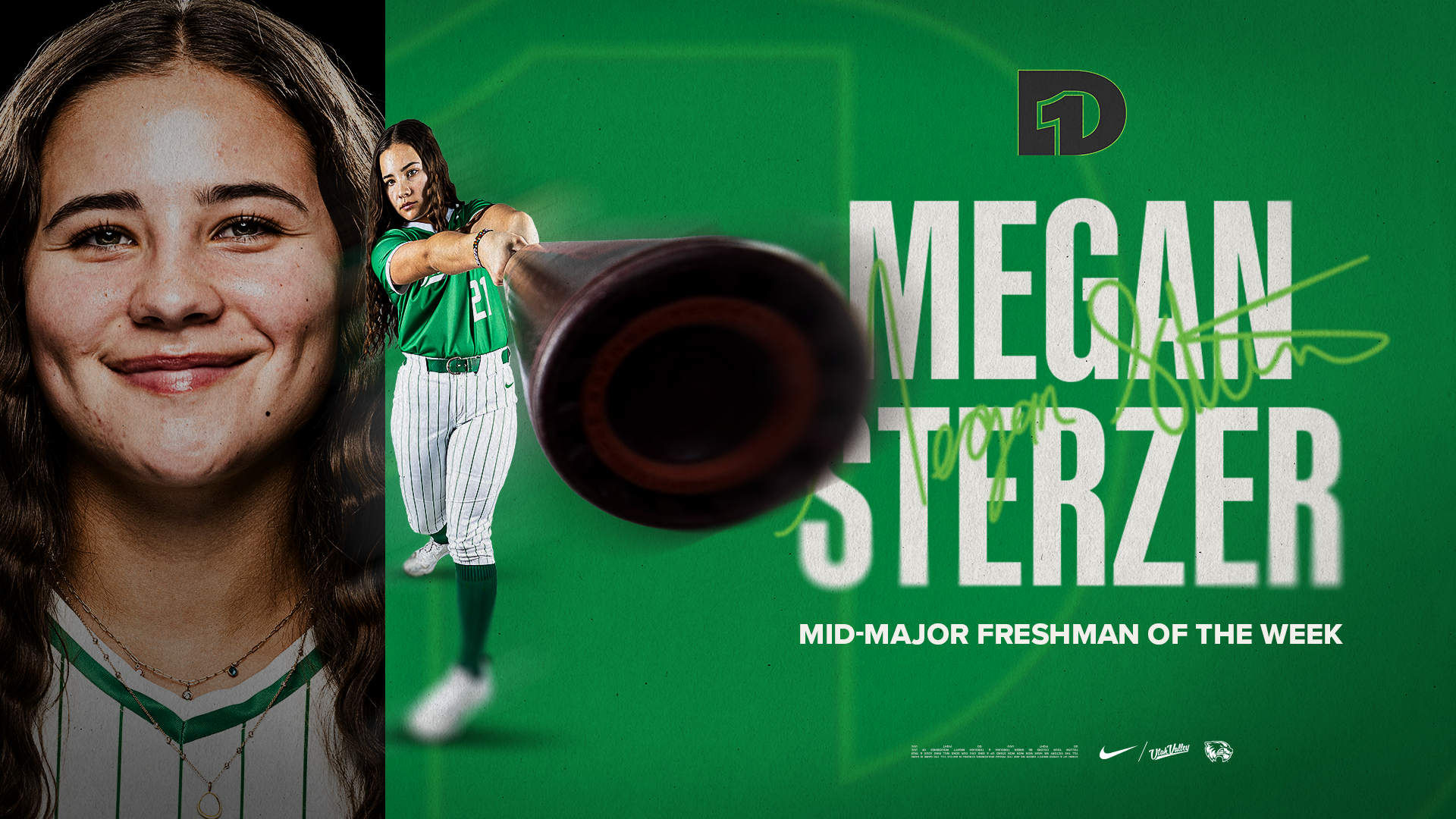 Megan Sterzer D1Softball MM Freshman of the Week