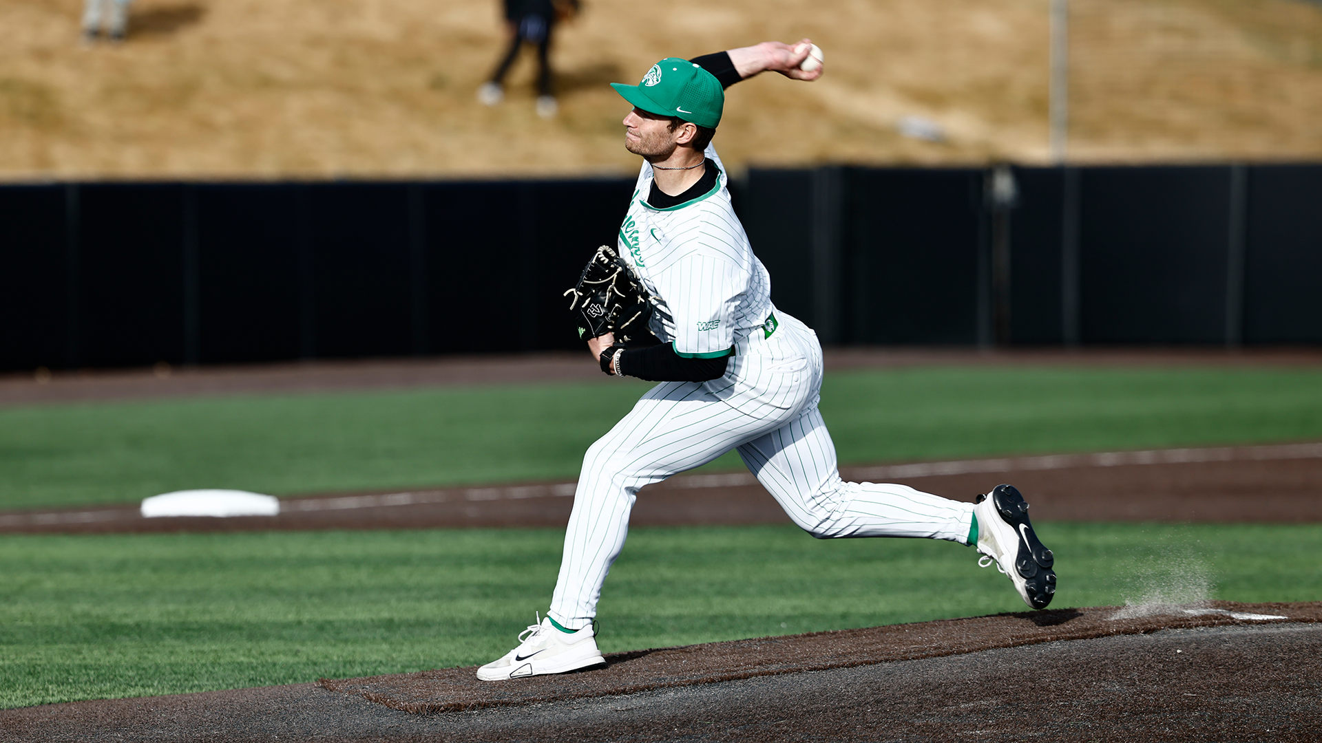 Colton Kennedy pitches against Cincinnati