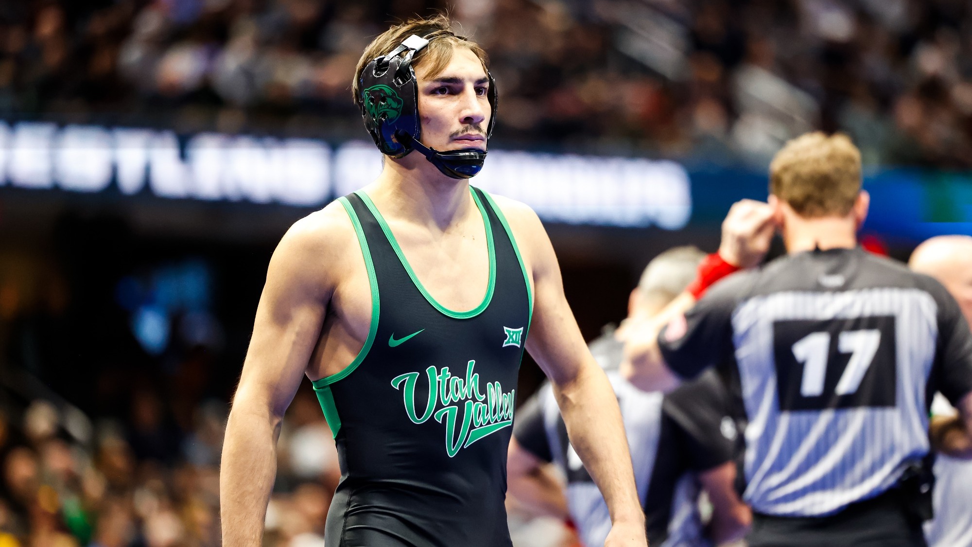 Haiden Drury competing on Day 2 of the 2026 NCAA Wrestling Championships