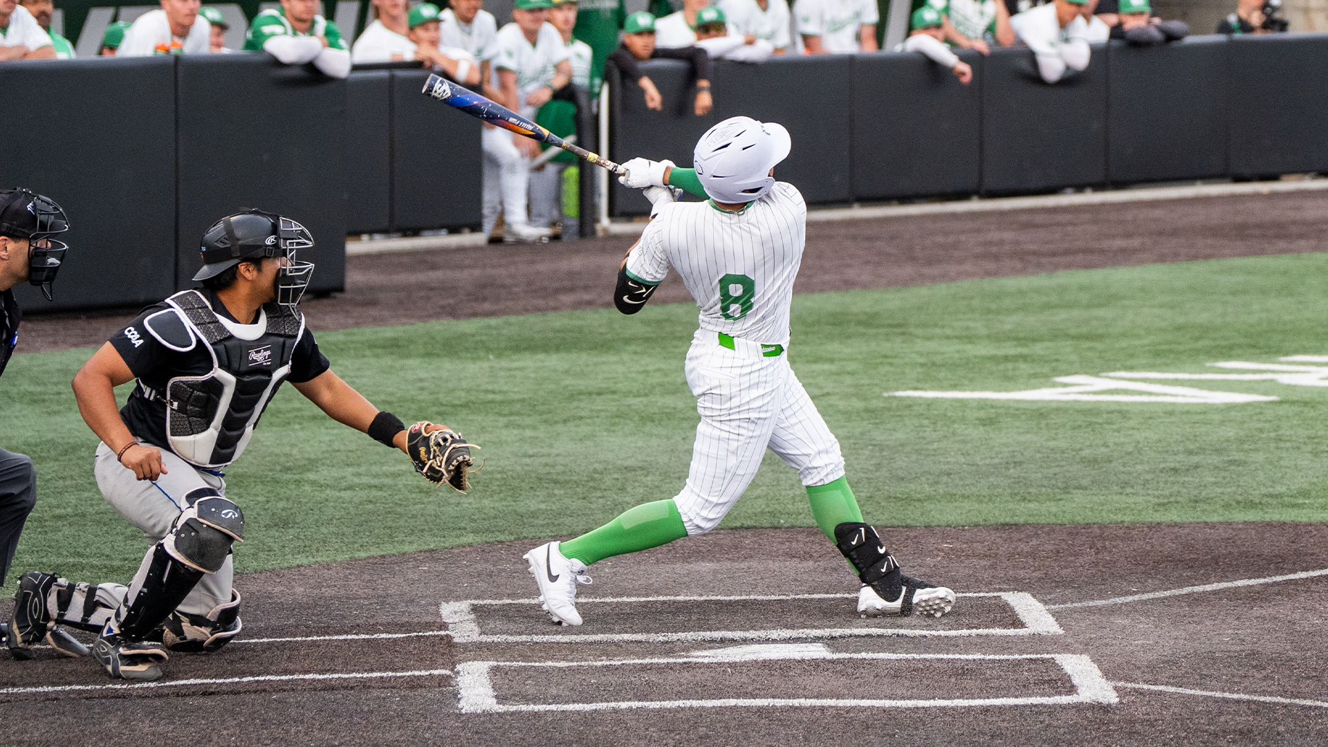 Chipper Beck at the plate against CSUSB
