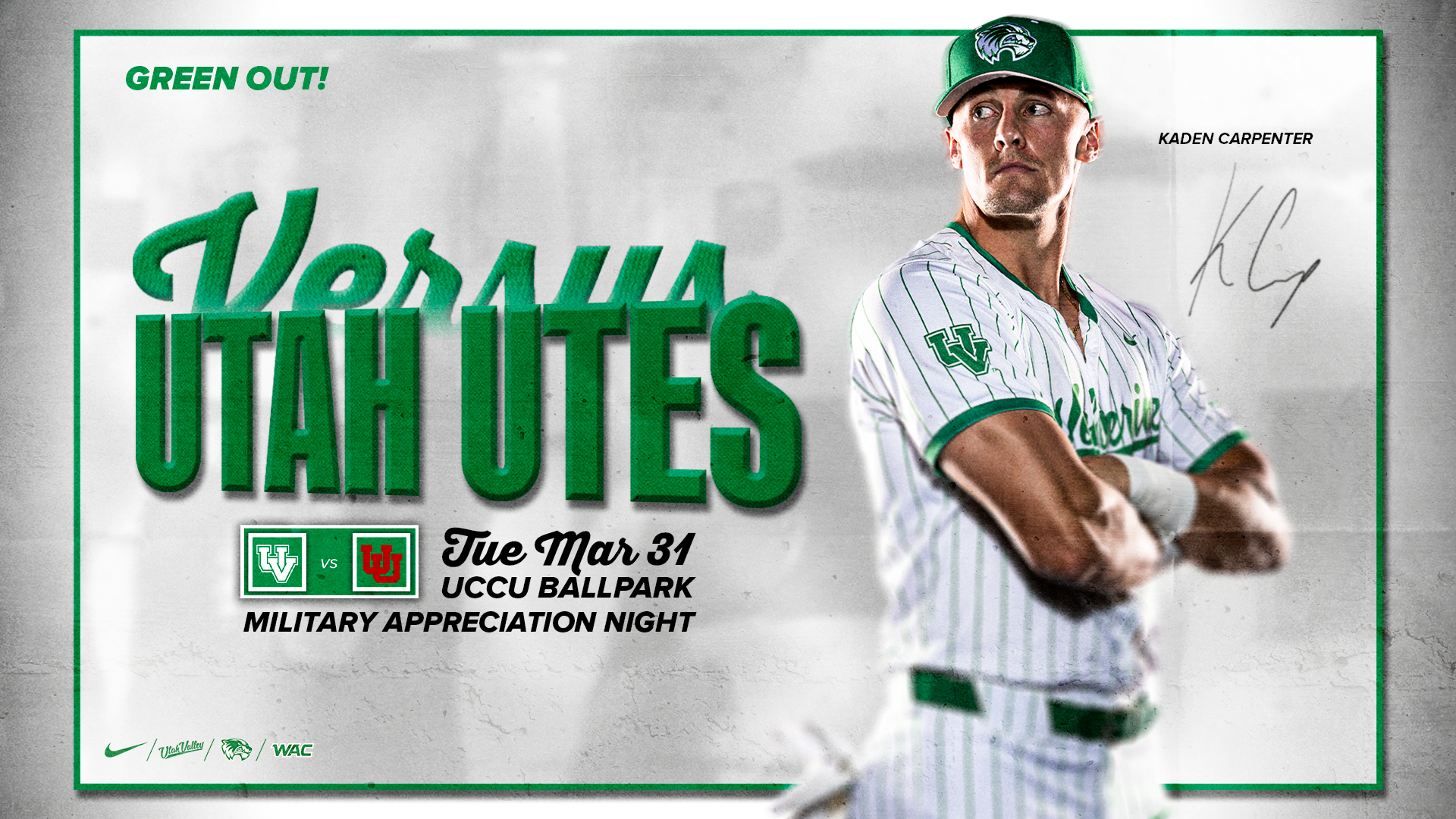 Kaden Carpenter on UVU's Gameday Ad 