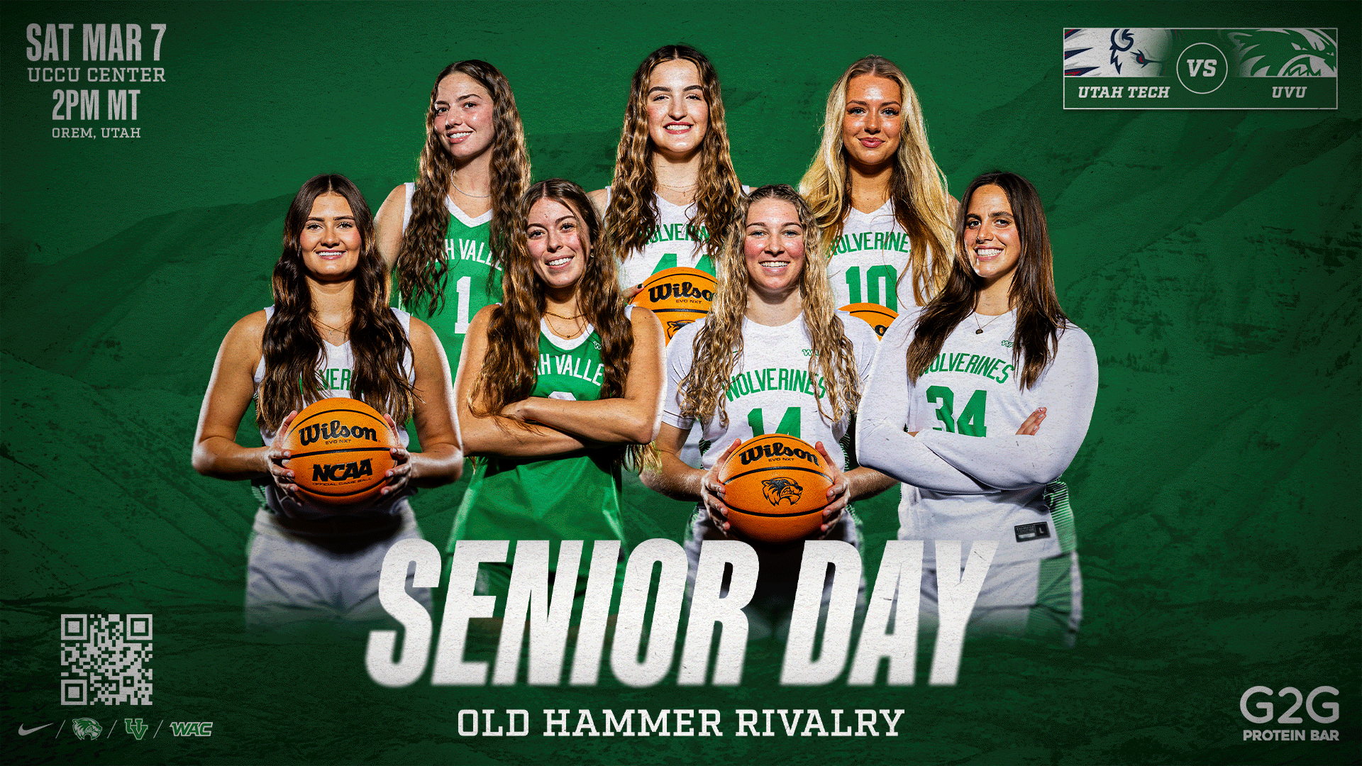 Utah Valley vs. Utah Tech Graphic