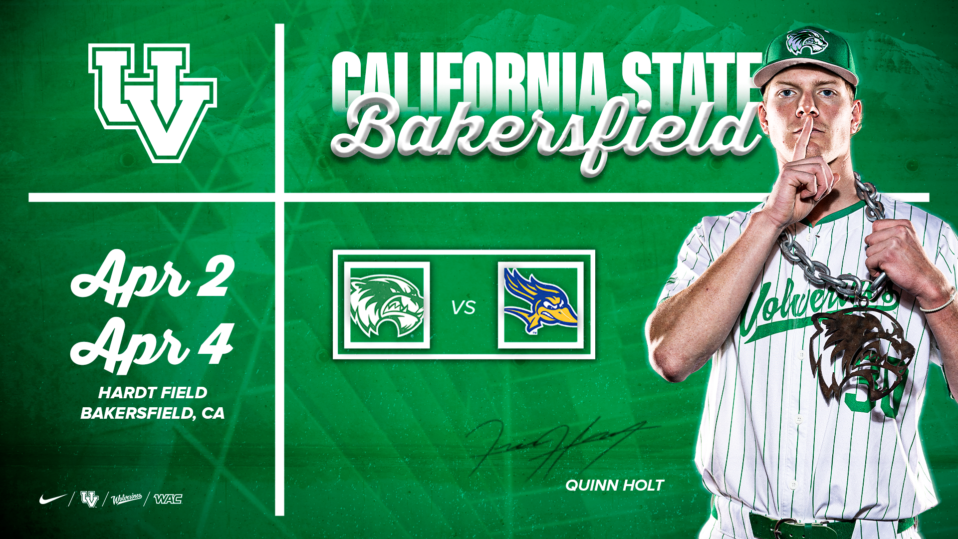 UVU Baseball at Cal State Bakersfield