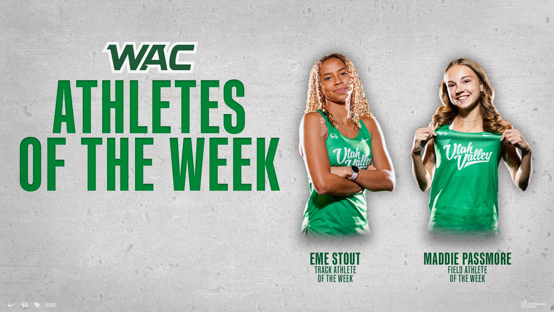 WAC OTF athletes of the week