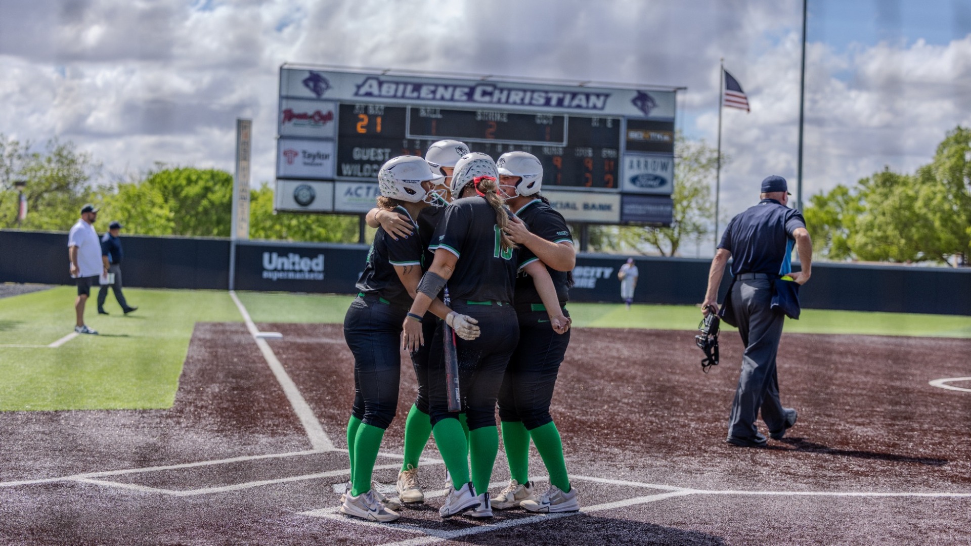 Group hug after Megan Sterzer's HR