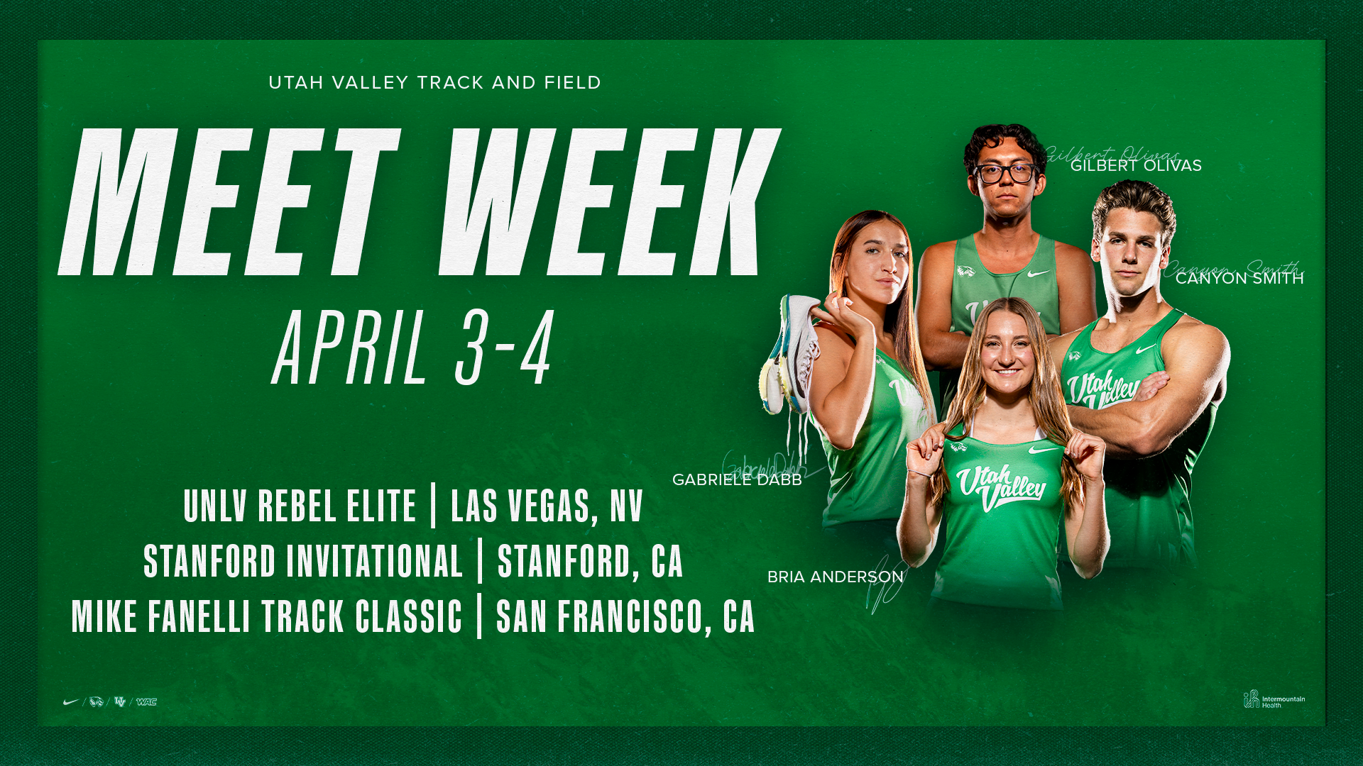 April 3-4 meets T&F