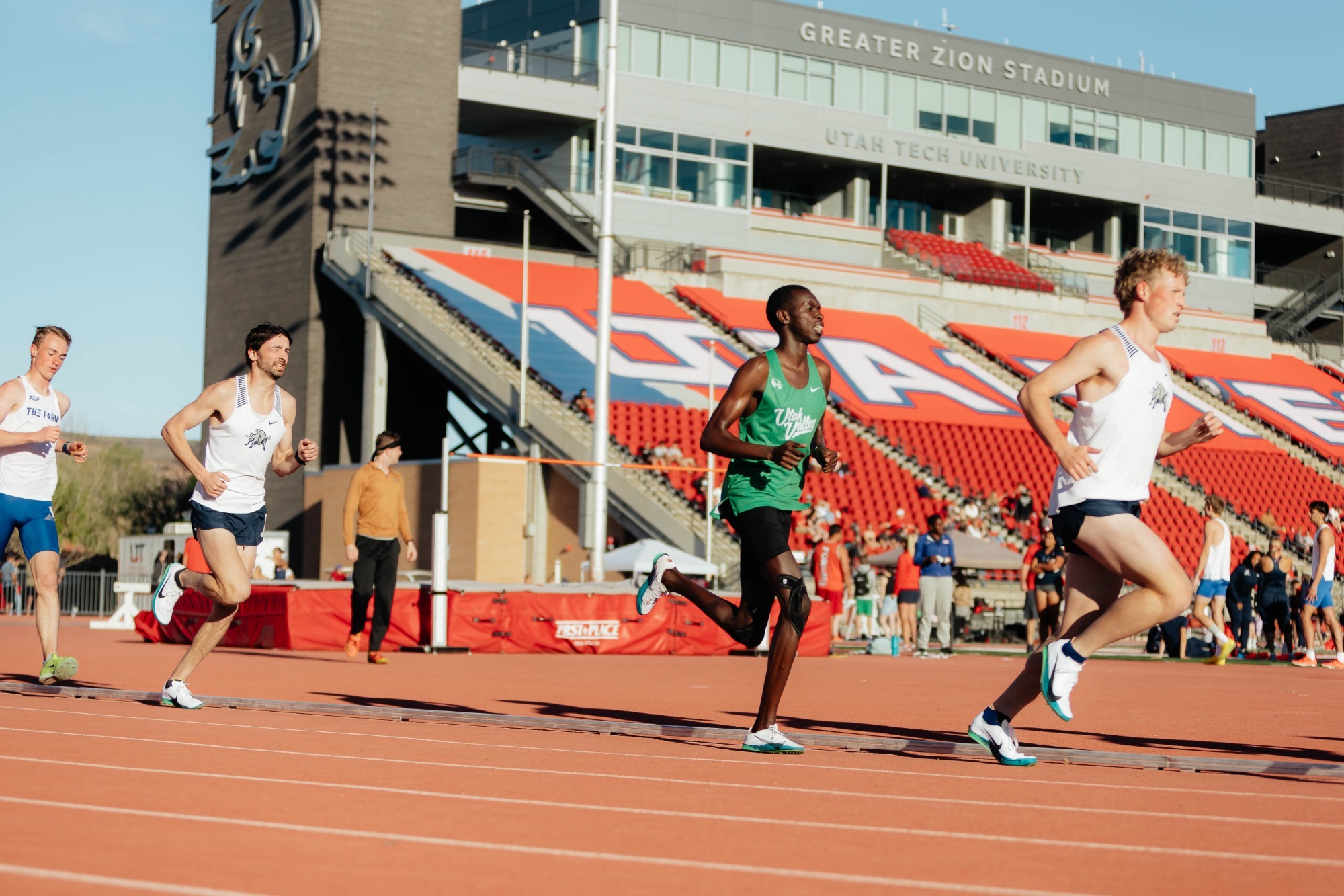 Sila Kiplagat runs at Utah Tech