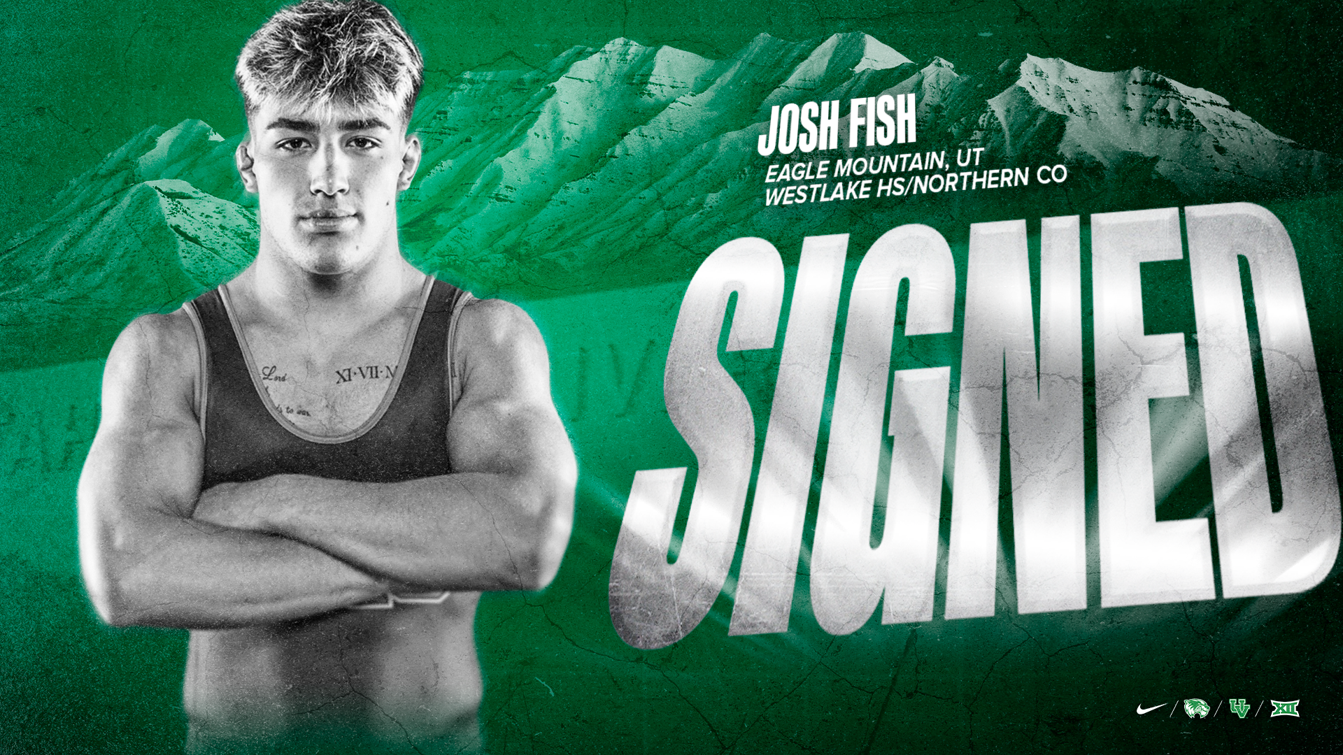 Josh Fish signed graphic