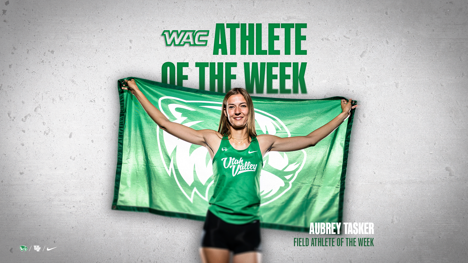 Aubrey Tasker WAC Athlete of the Week