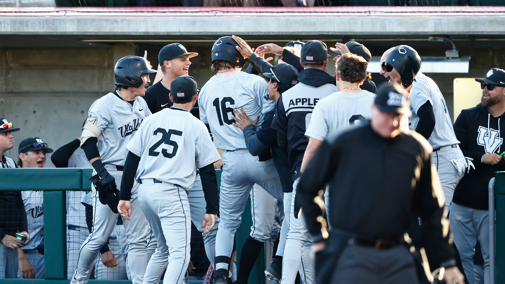 Joseph Barnhardt homer against Utah