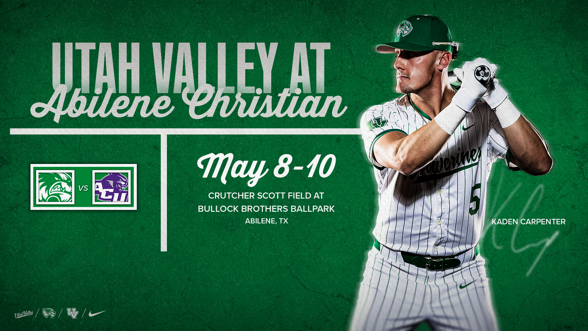 Utah Valley at Abilene Christian Website Preview