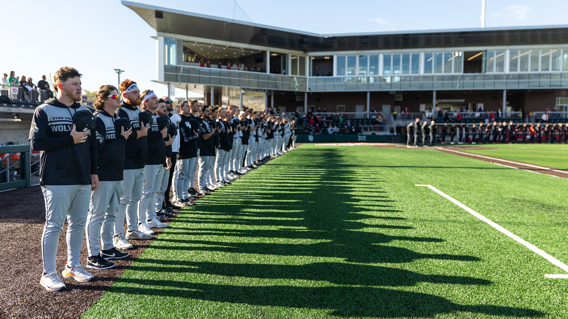 UVU lines up for the Anthem at Utah