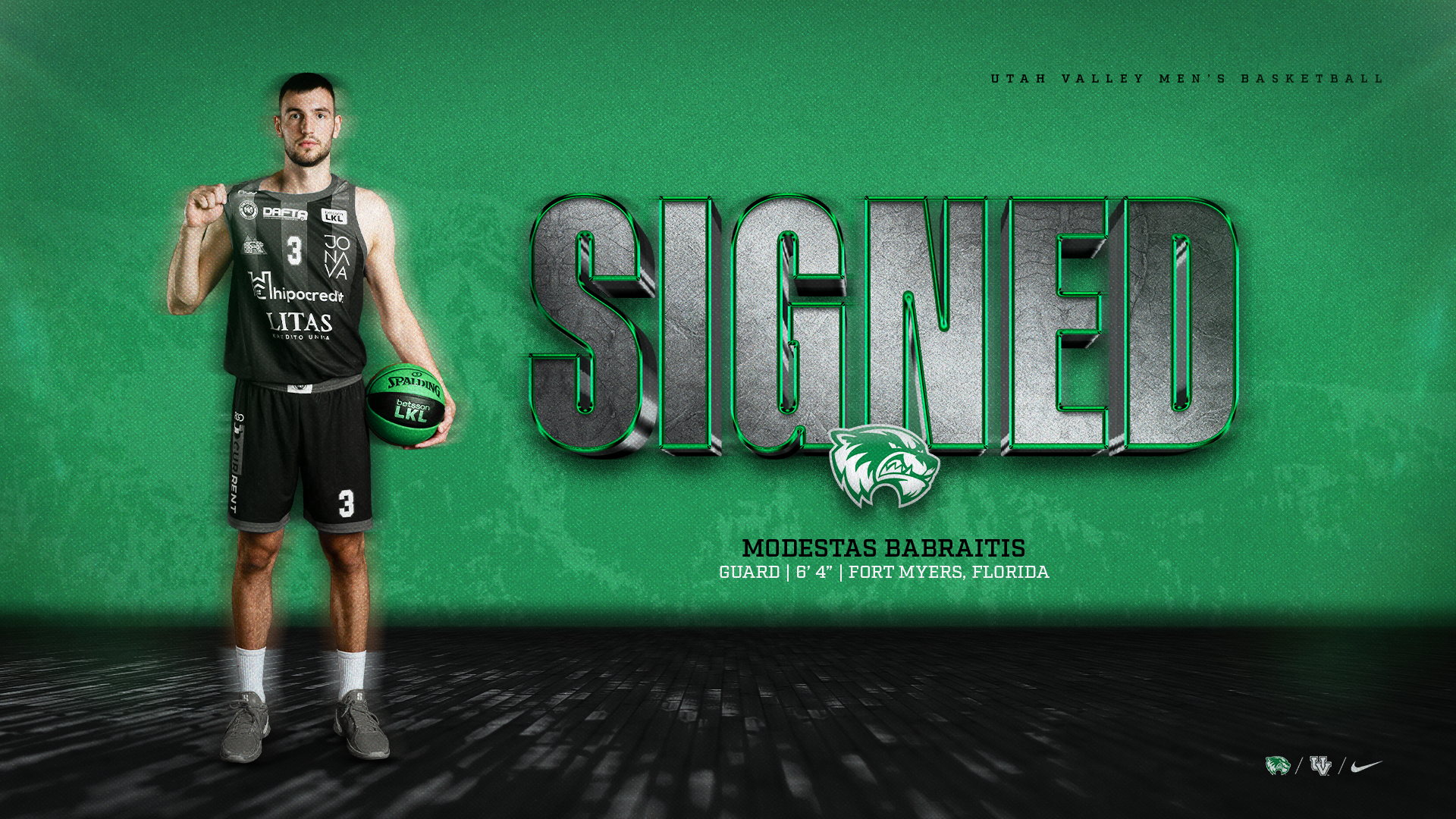 Modestas Babraitis Signed