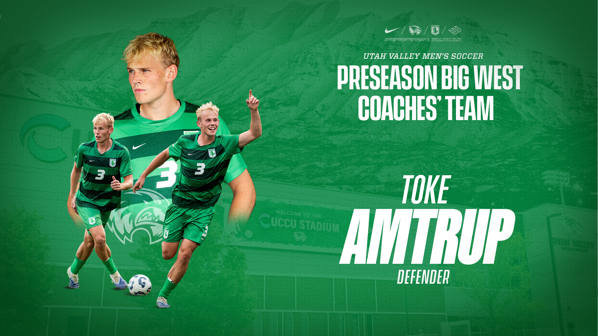 Toke Amtrup Big West Preseason Coaches' Team