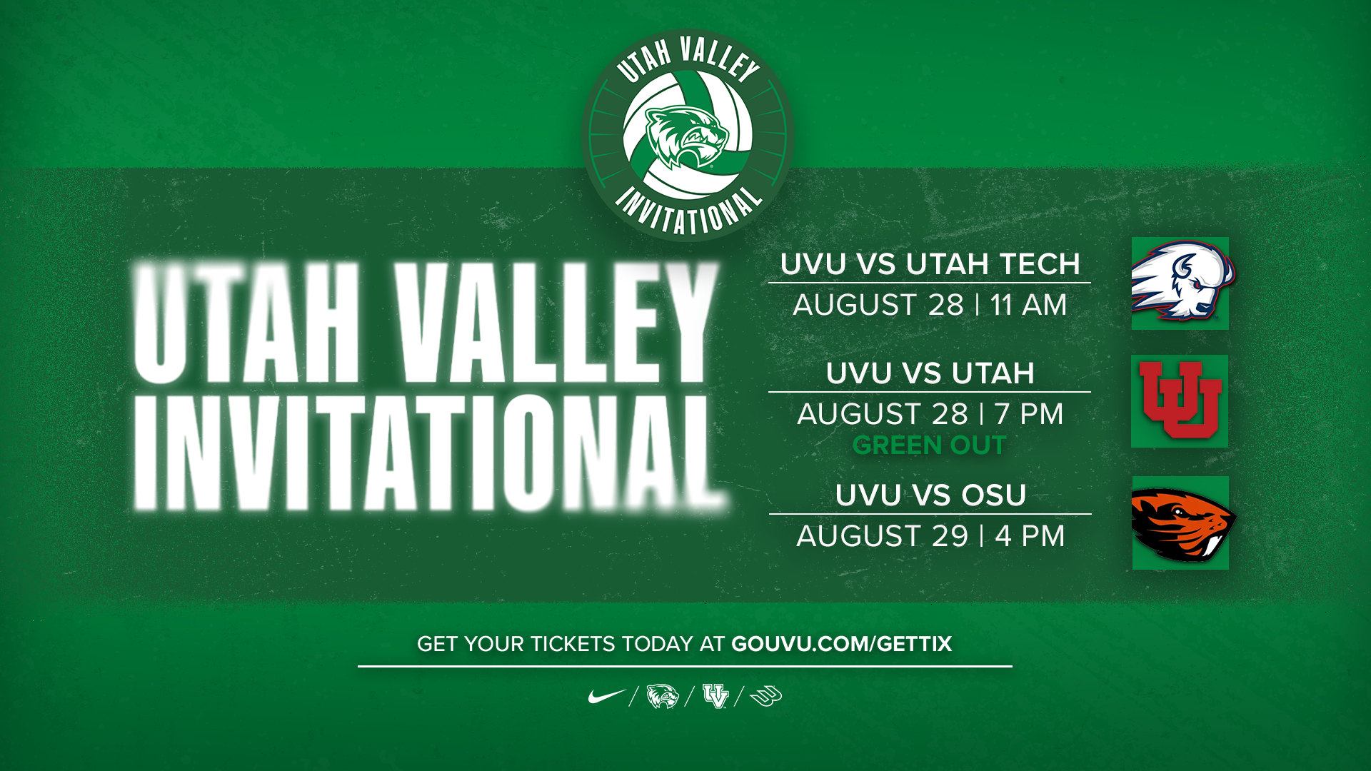 Utah Valley Invitational Graphic