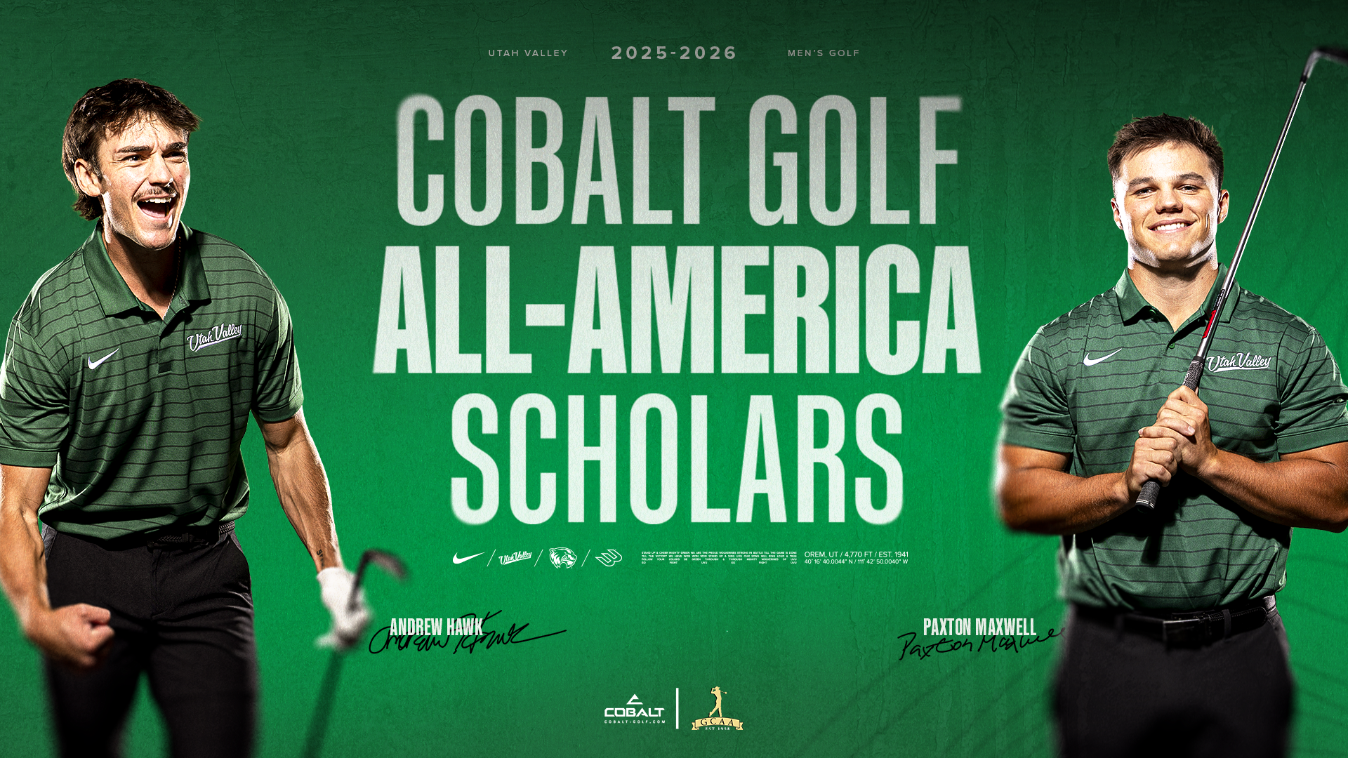 Cobalt All America Scholars Golf 2026