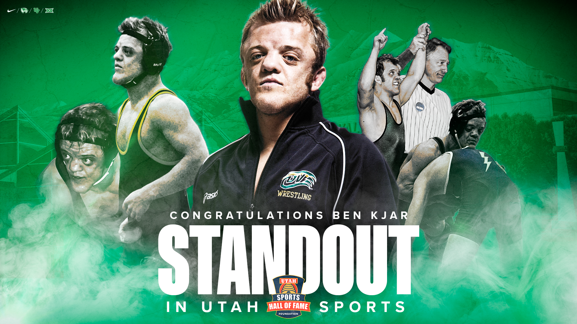 Ben Kjar Utah Sports Hall of Fame Graphic