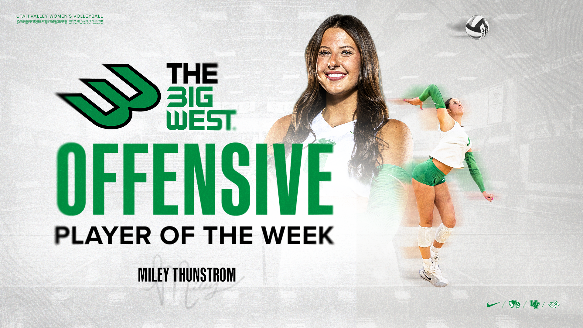 Miley Thunstrom Offensive Player of the Week