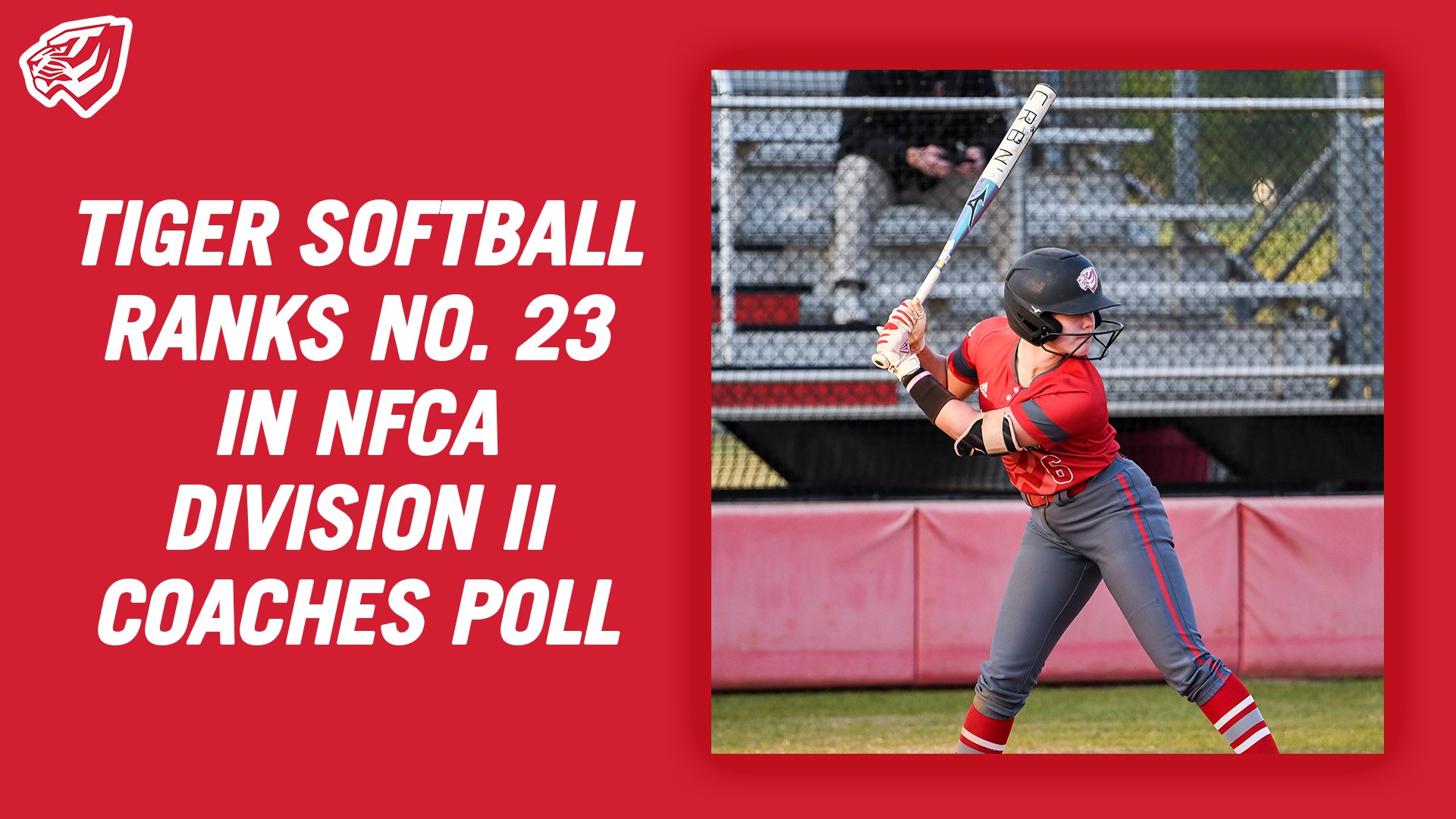 Softball Moves to No. 23 in NFCA Division II Coaches Poll University