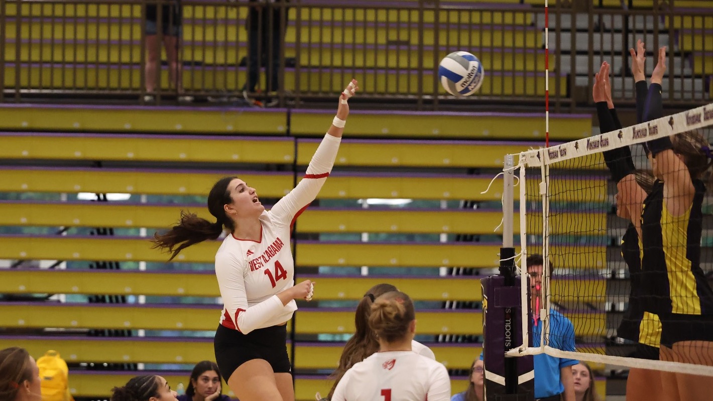 Katerina Korre goes on the attack during West Alabama’s weekend road trip.