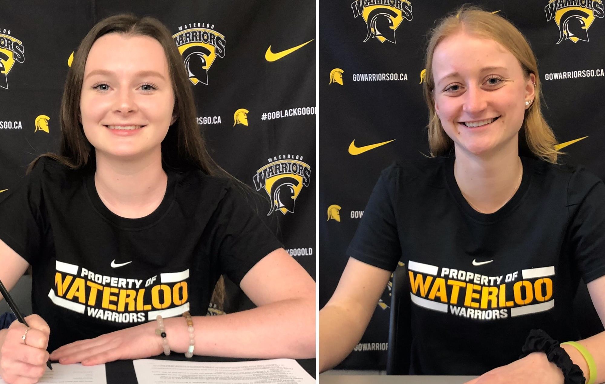 Field Hockey Hannah Cook and Taylor Goodhue to Class of '19
