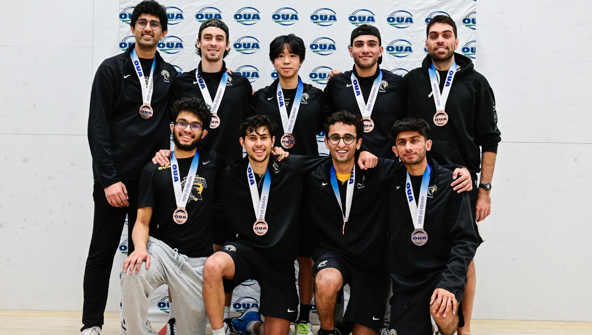 Men's squash wins OUA bronze, women place 5th University of Waterloo