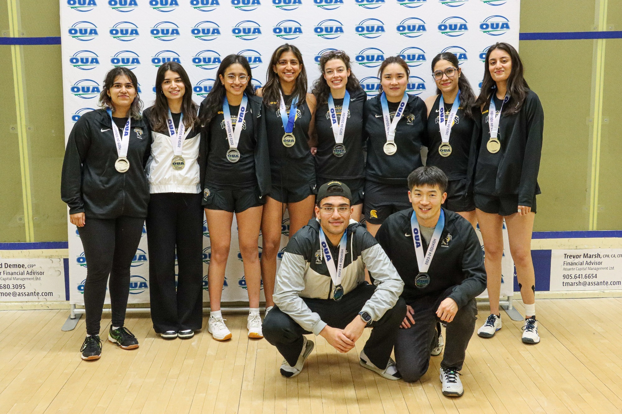 OUA 2024 Women's Squash Silver Medal Team 