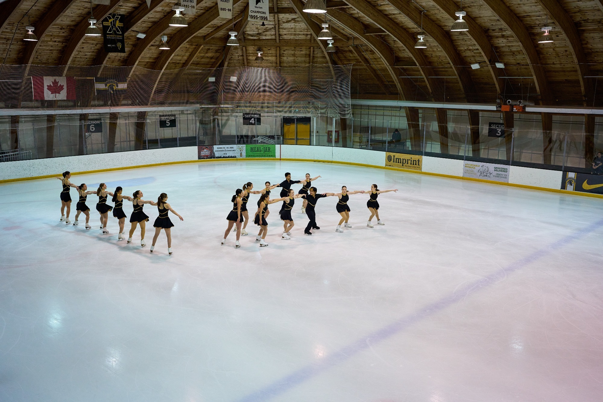 Mar 23, 2024; CIF Arena; University of Waterloo; Waterloo, ON; Figure Skating; End-of-Term Showcase; Photo by Dan Inglis for Waterloo Warriors