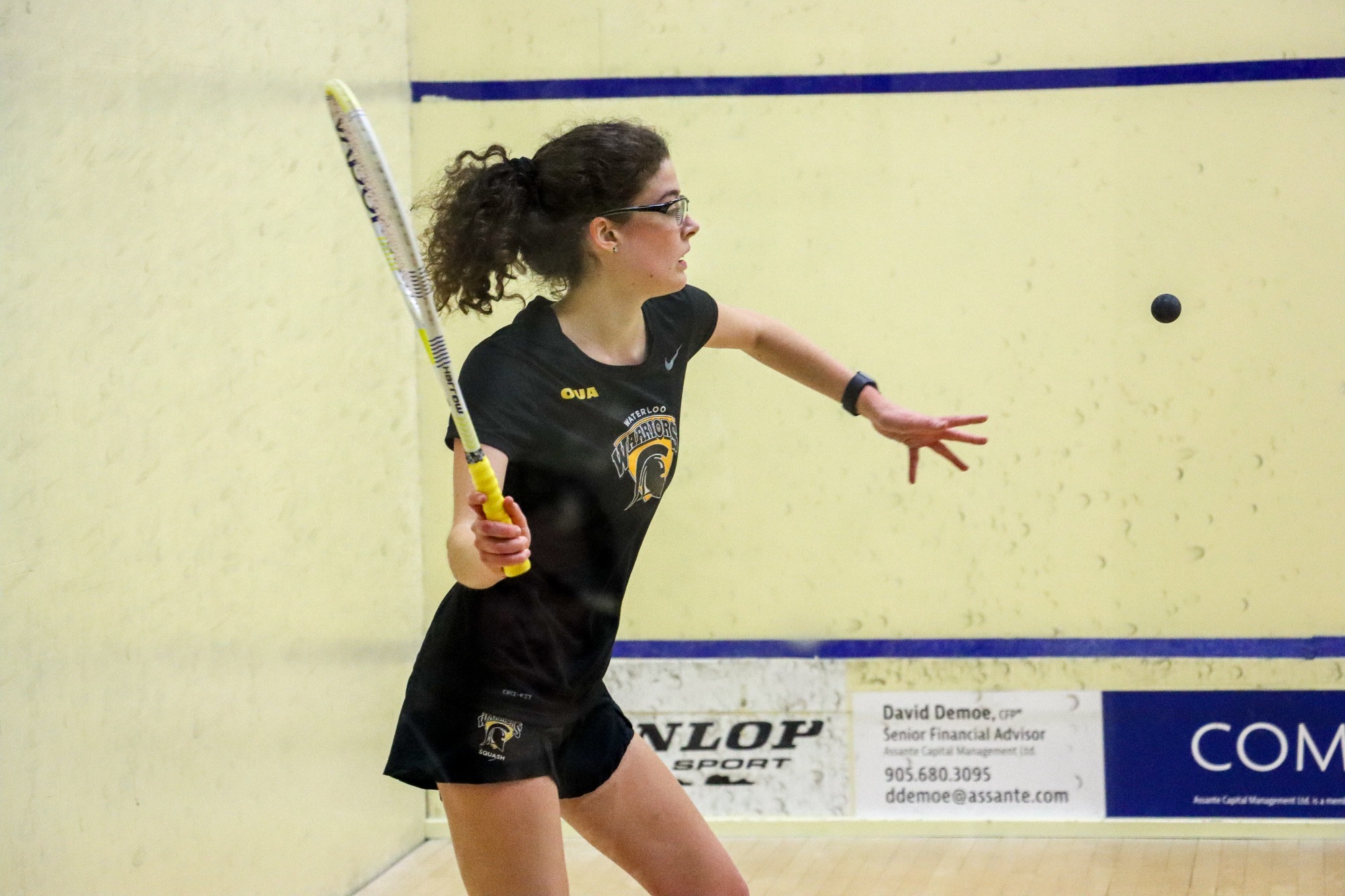 Squash Action Shot