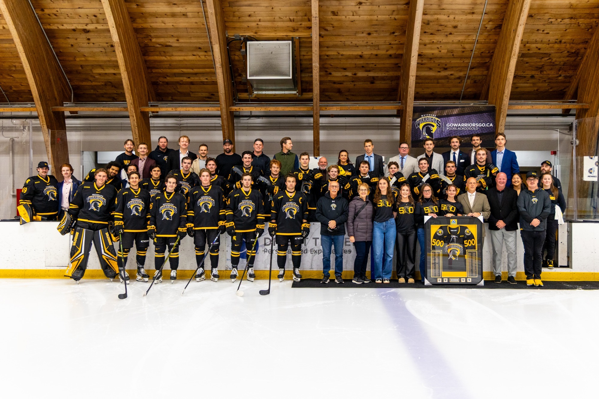 Brian Bourque 500th game photo