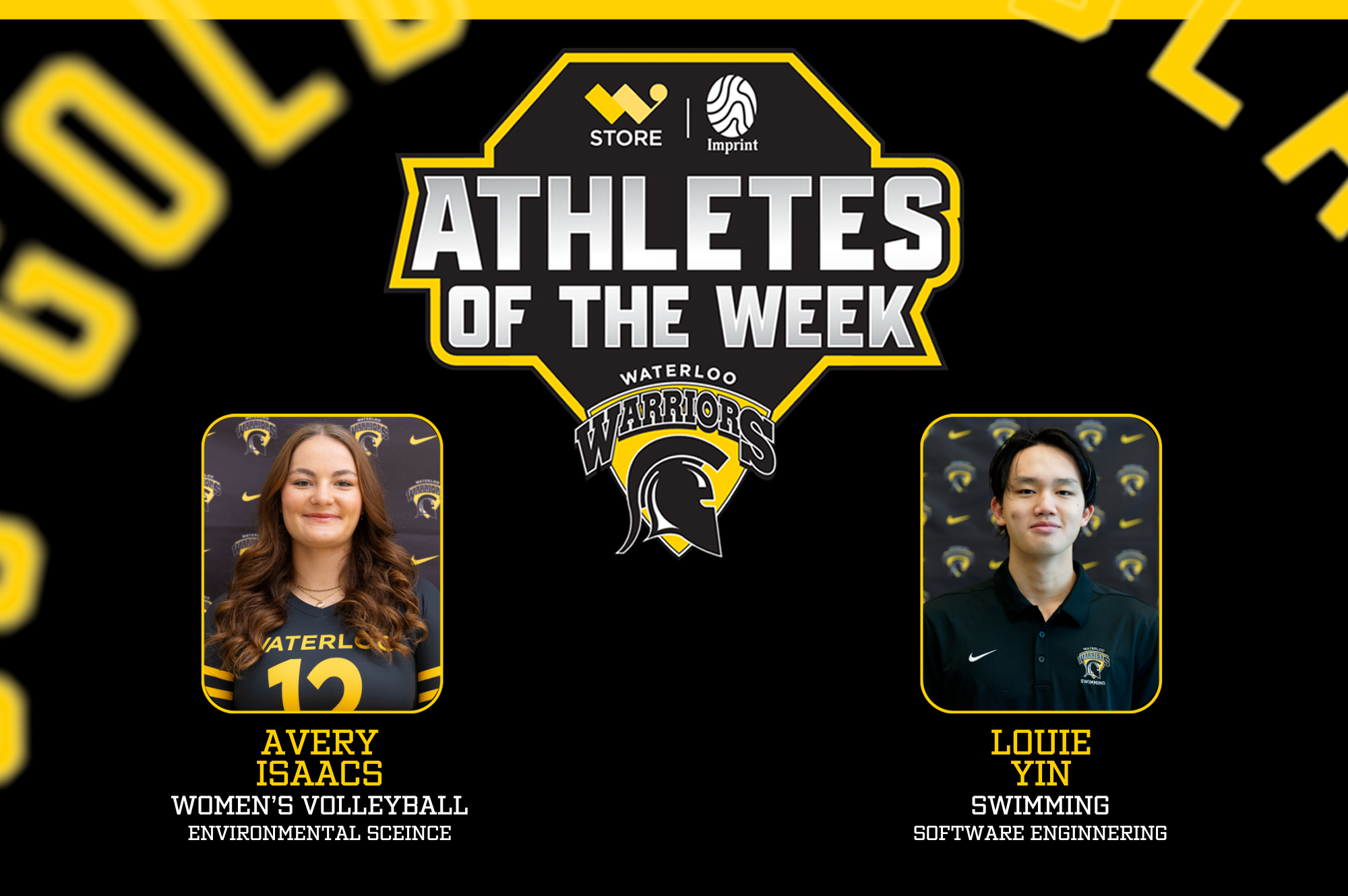 Athletes of the Week
