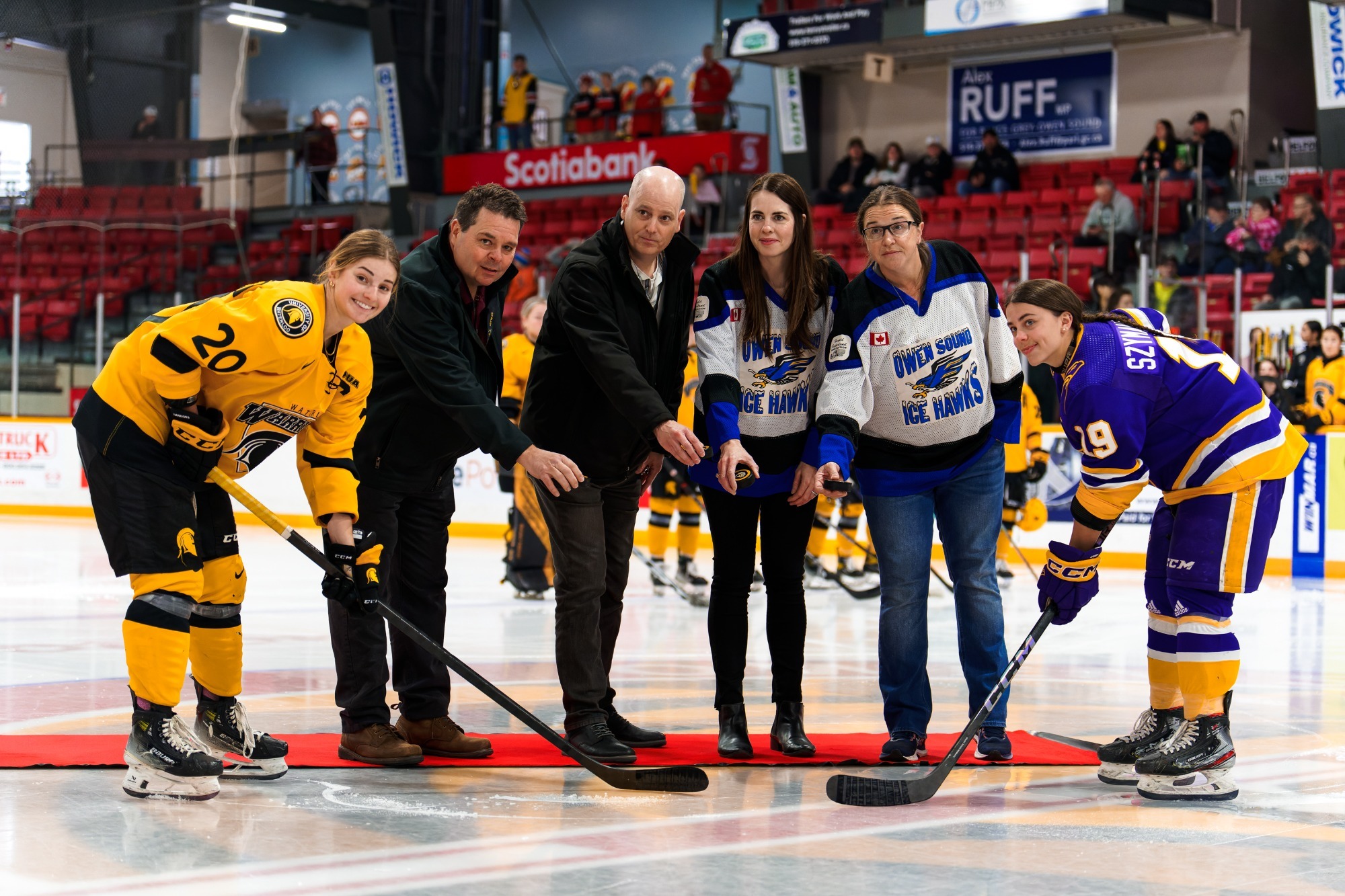 Owen Sound Hockey Fest Puck Drop