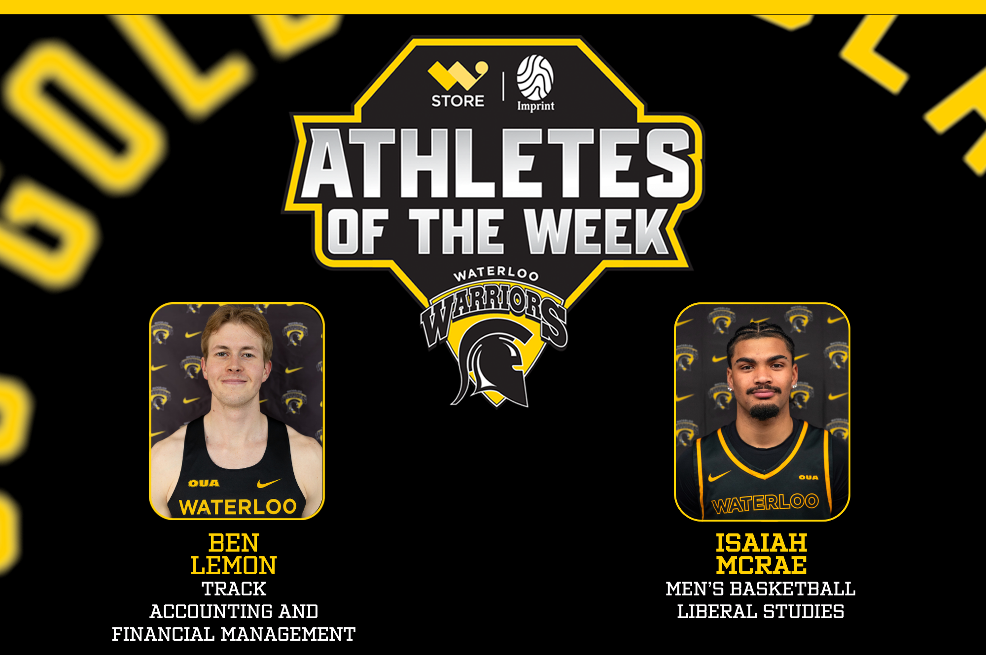 Athlete of the Week - January 12