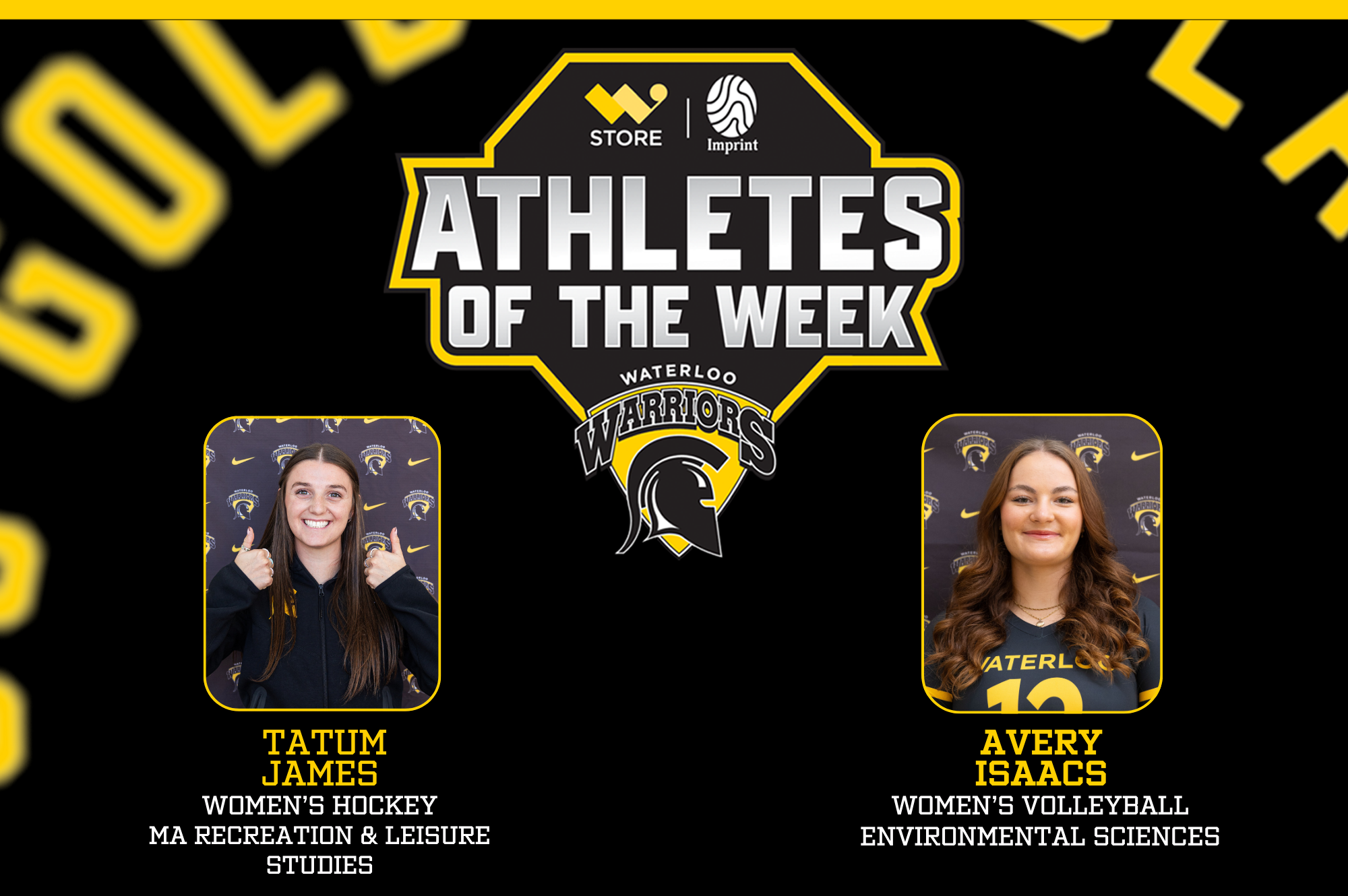 Athletes of the Week - February 2