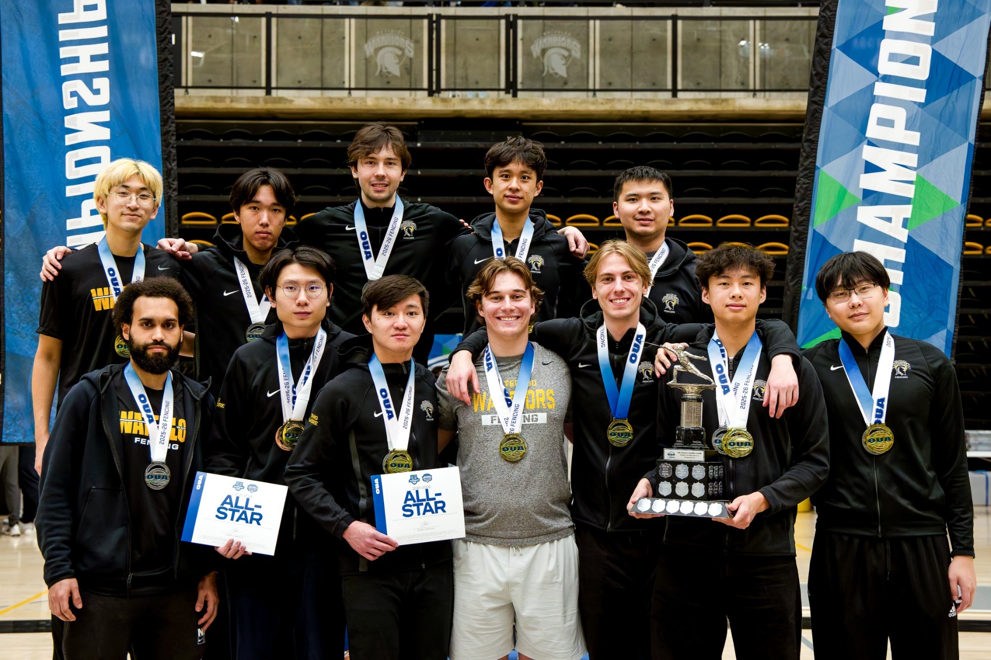 Men's Fencing silver medalists