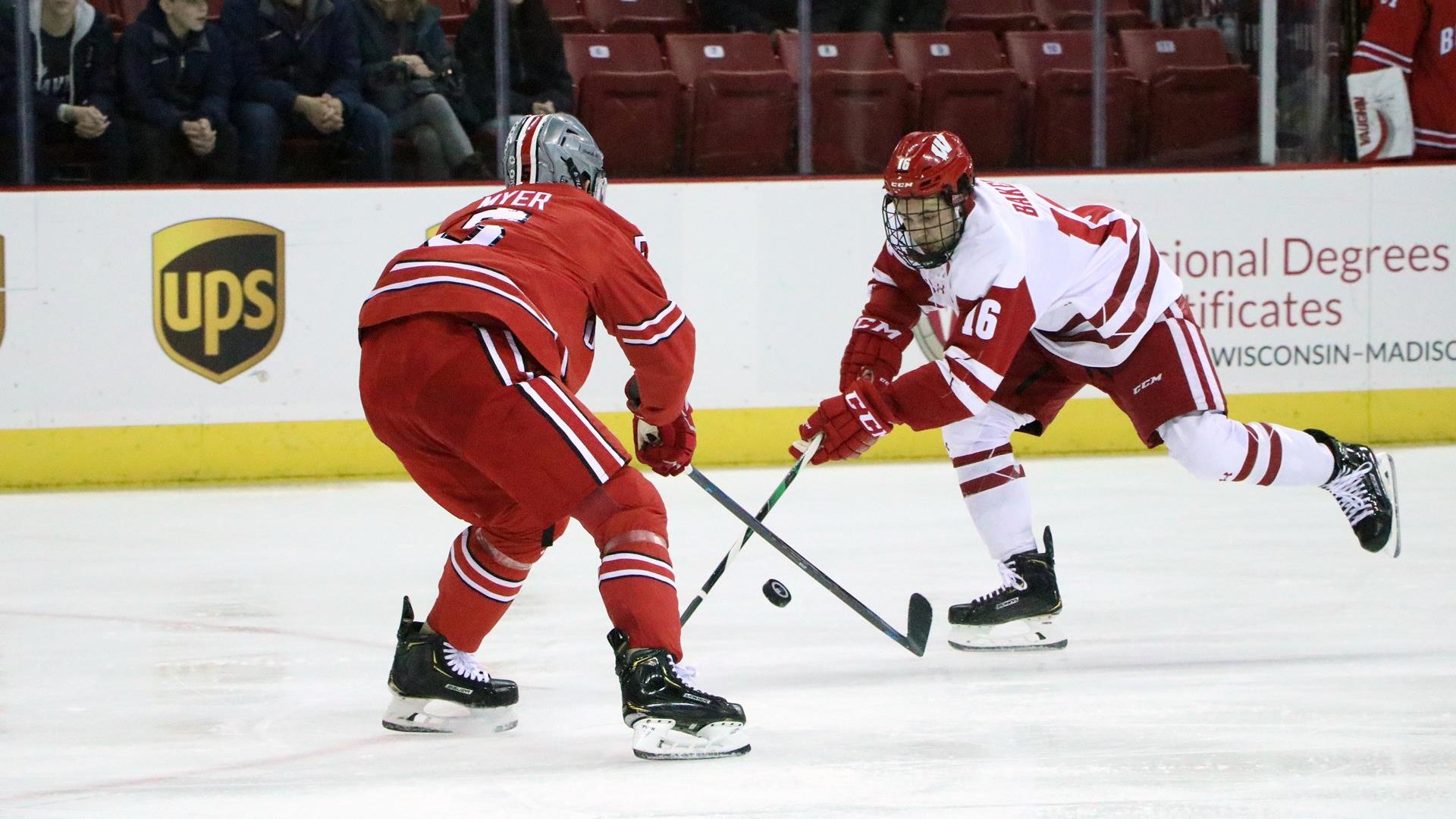 Tarek Baker Men's Hockey Wisconsin Badgers