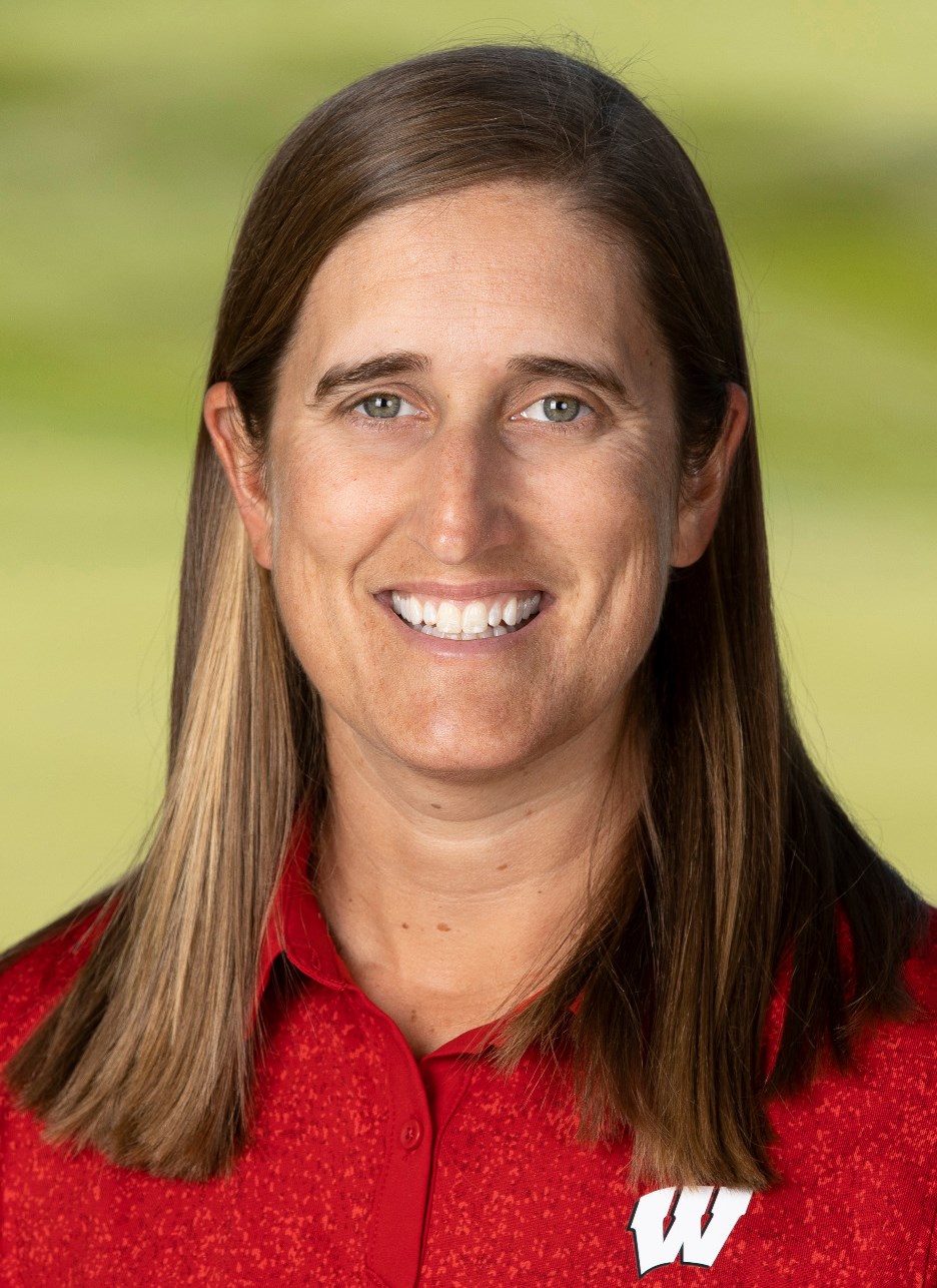 Headshot of Assistant Coach Kristen Simpson of the Wisconsin Badgers Womenâ??s Golf Team, Wed., Sept. 28, 2022 in Verona, Wis. (Photo by David Stluka/Wisconsin Athletic Communications)