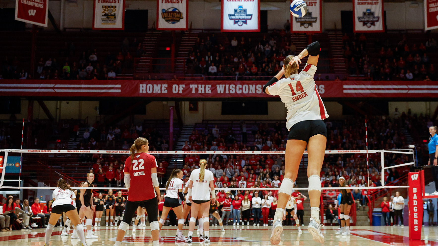 Sarah Franklin Volleyball Wisconsin Badgers