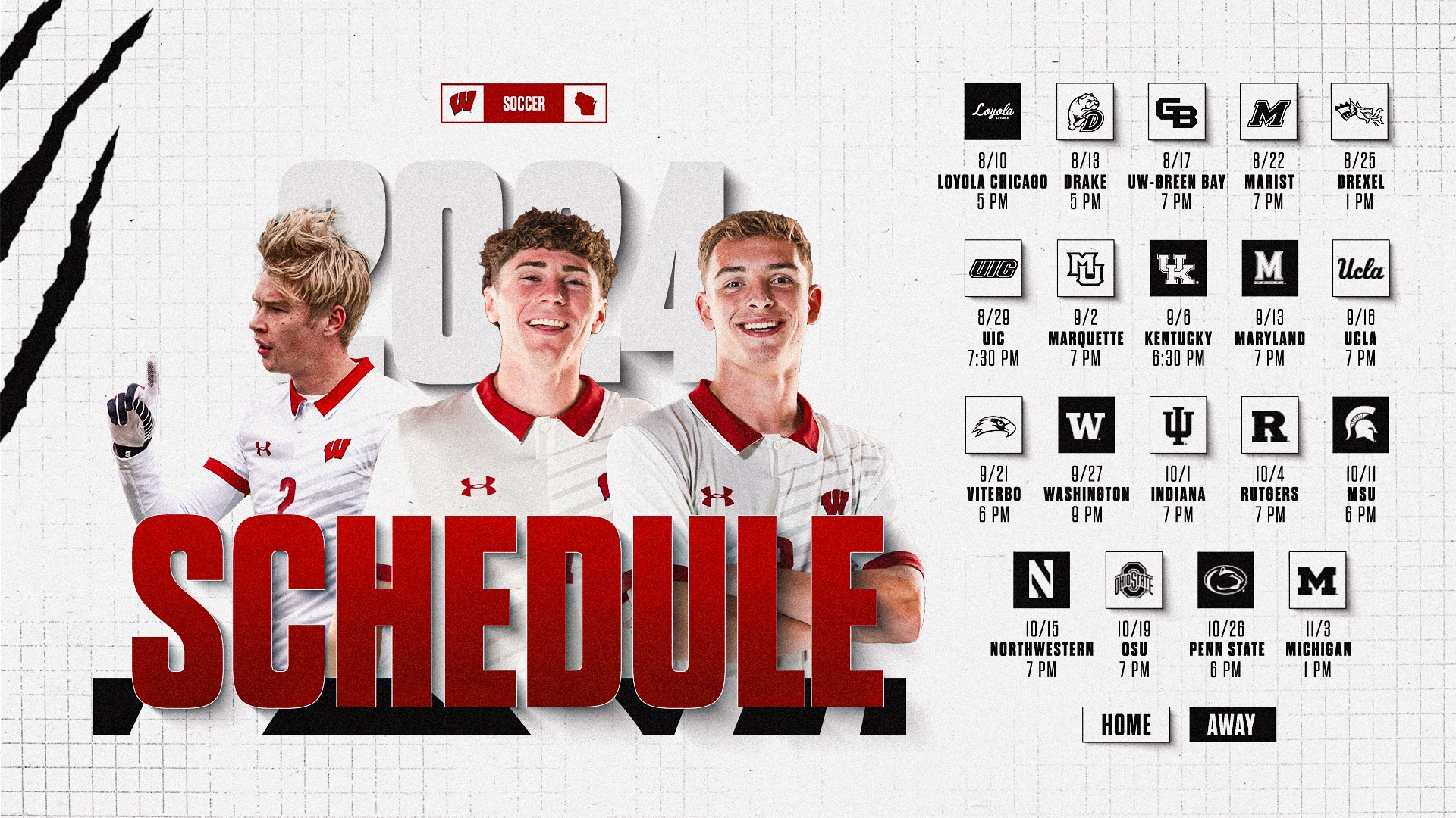 Men's soccer releases 2024 spring schedule Wisconsin Badgers