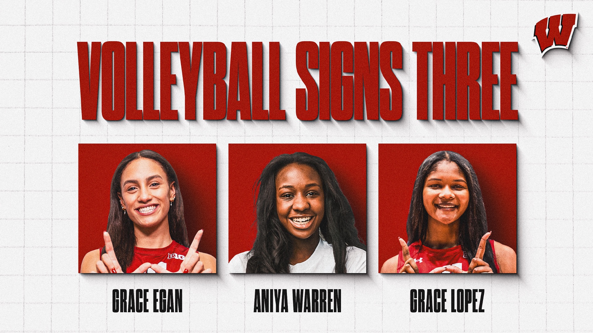 Volleyball Announces Class of 2025 Wisconsin Badgers