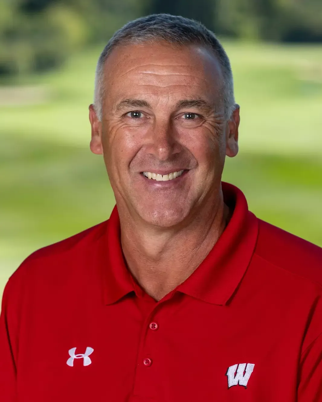 Wisconsin Badgers Head Coach Todd Oehrlein of the women’s golf team, Thurs., Sept. 25, 2025, in Verona, Wis. (Photo by David Stluka/Wisconsin Athletic Communications)