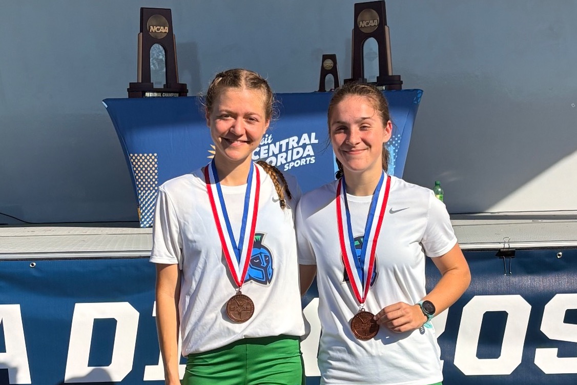 Jessica Chappell and Elyse Carmichael after Regionals
