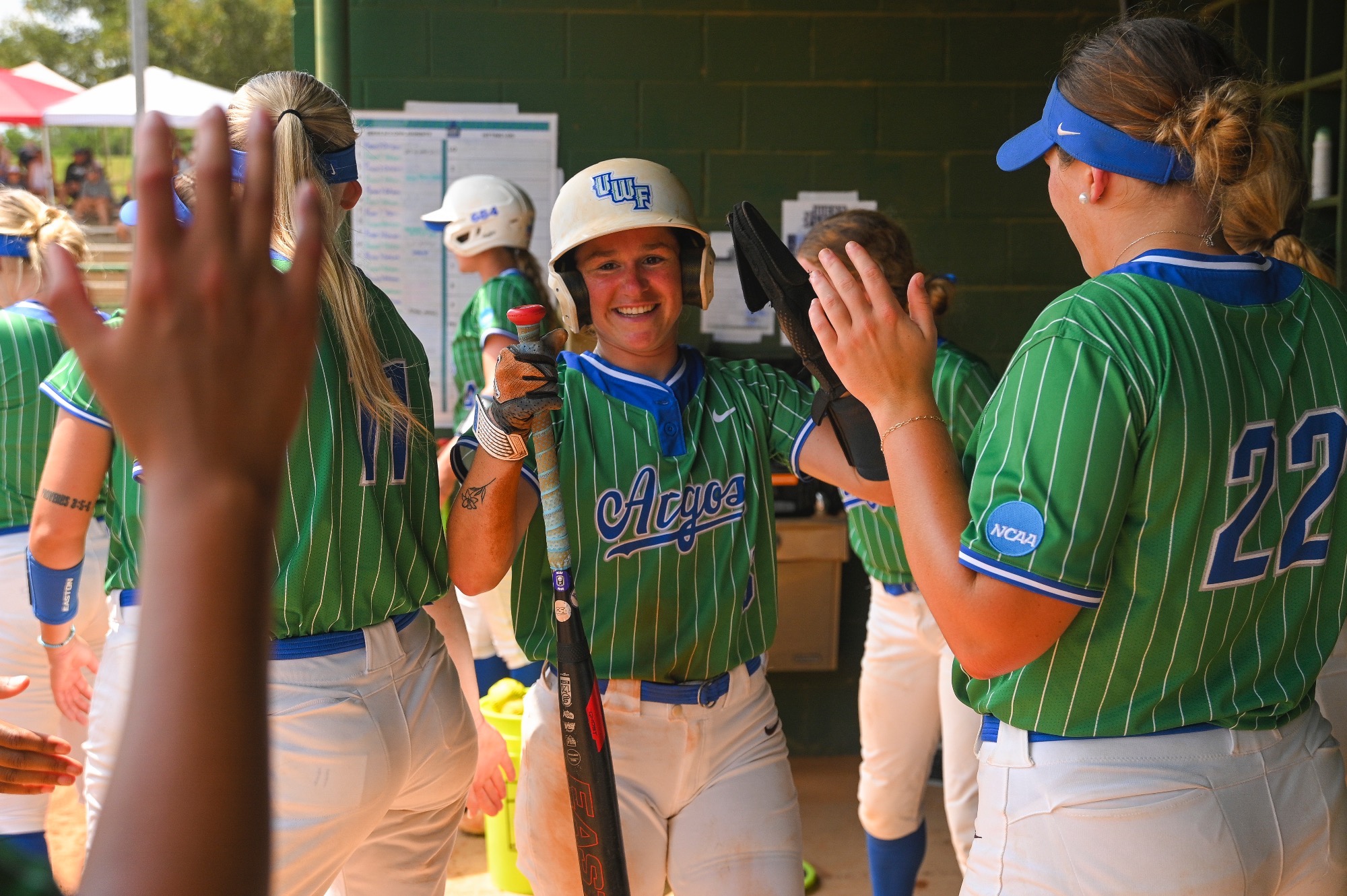 Gianna Guerriero Comes into Dugout vs MC 2025 Regional