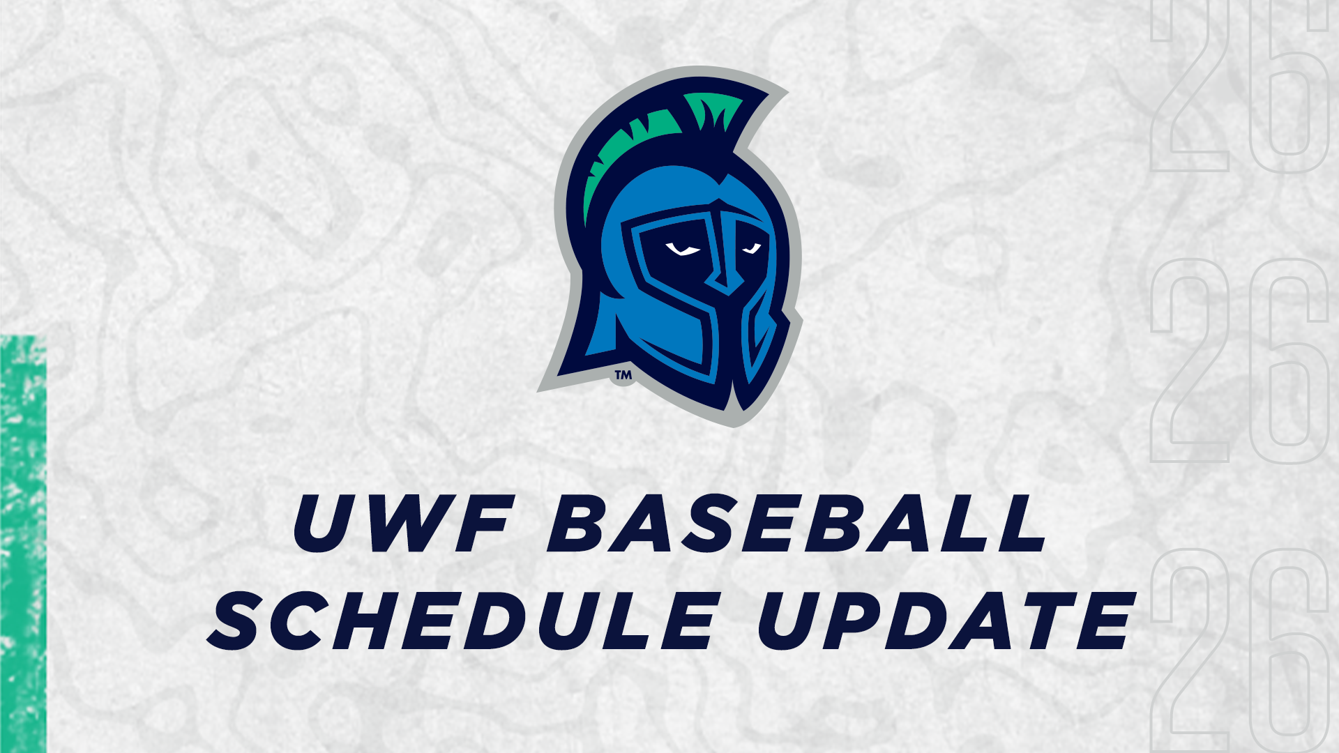 Baseball schedule update