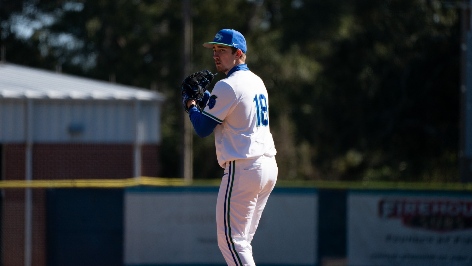 Tucker Ricks on the mound
