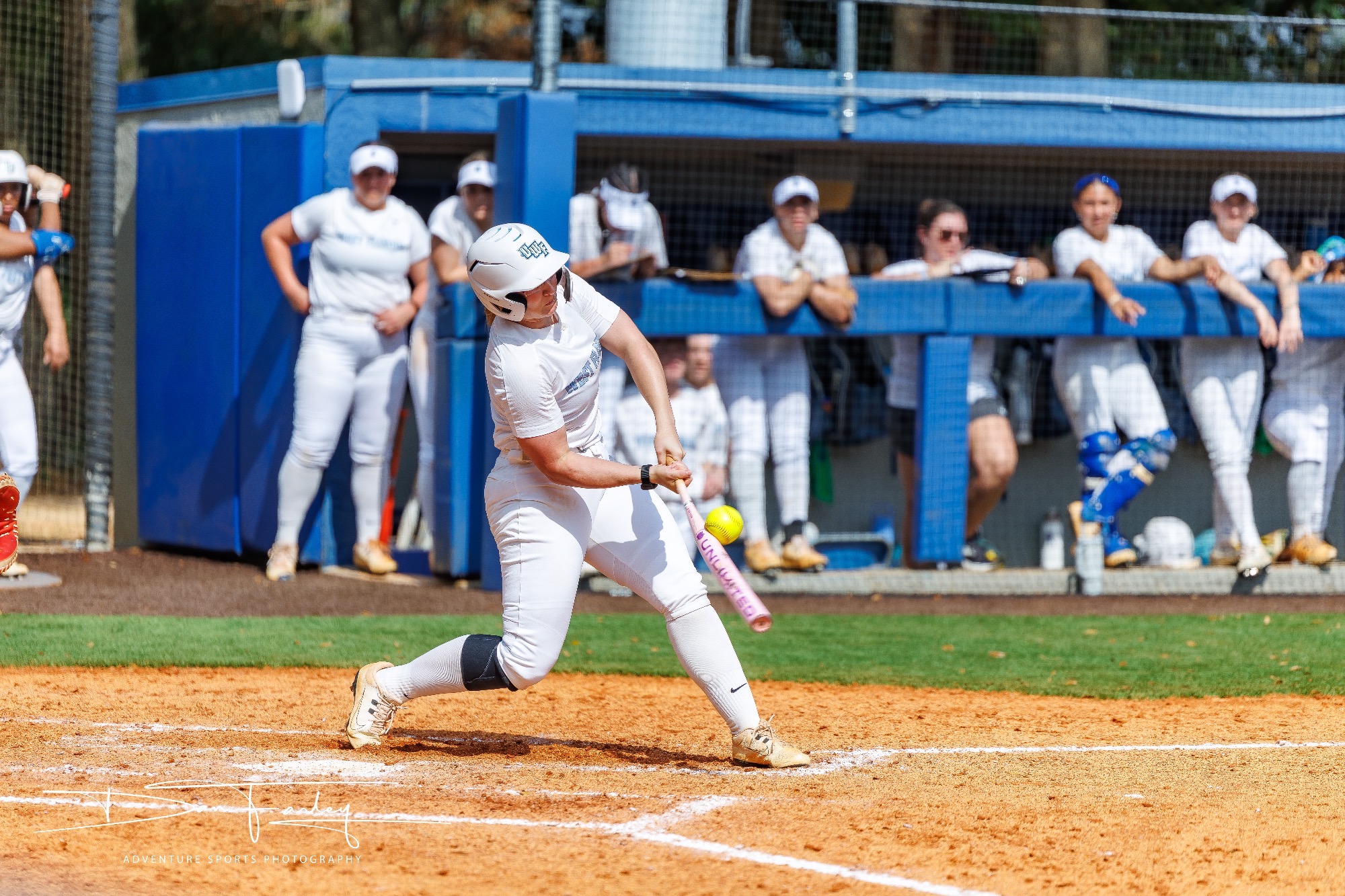 Jessie Baughan crushing ball
